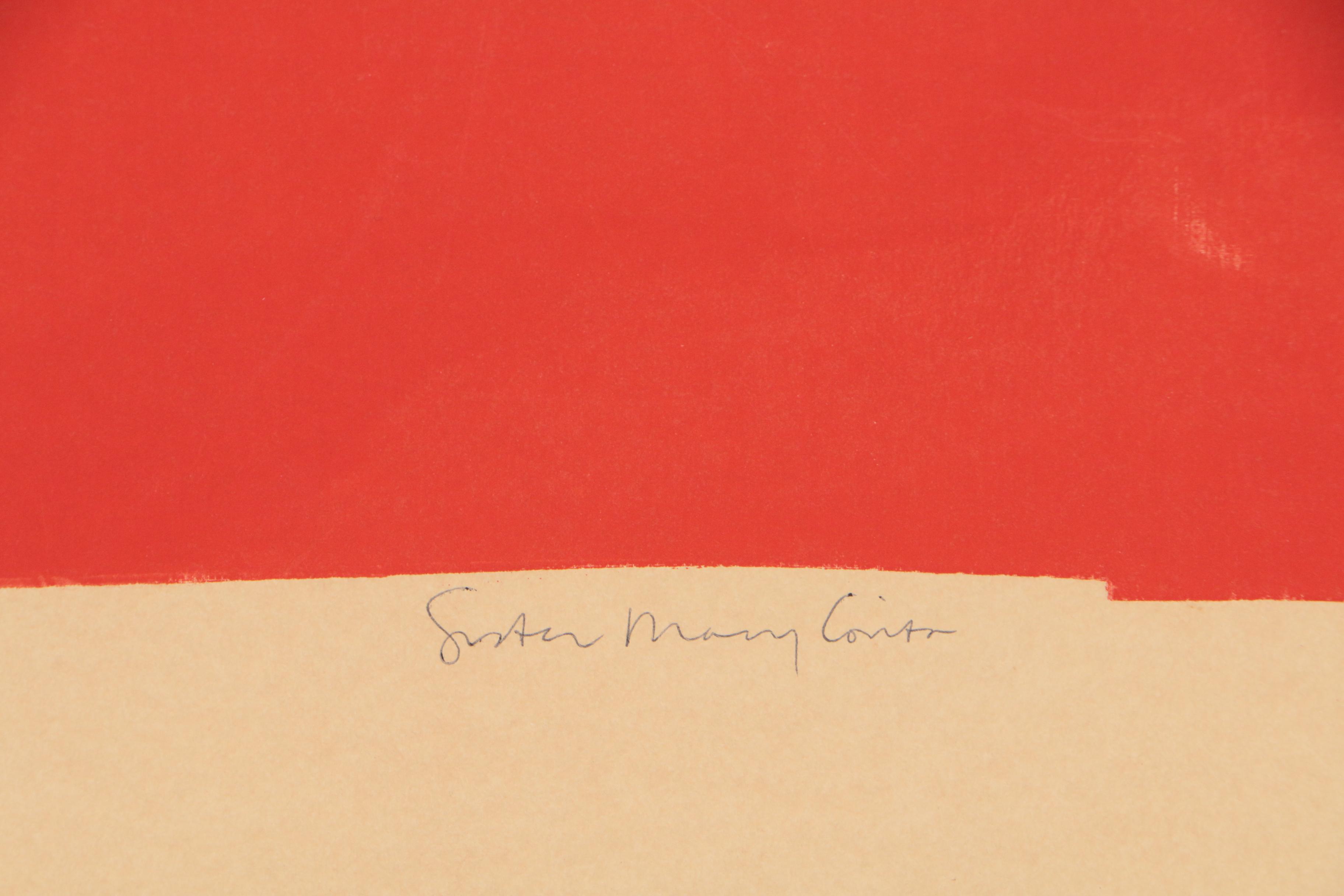 Sister Mary Corita Kent 1965 Serigraph "My People"