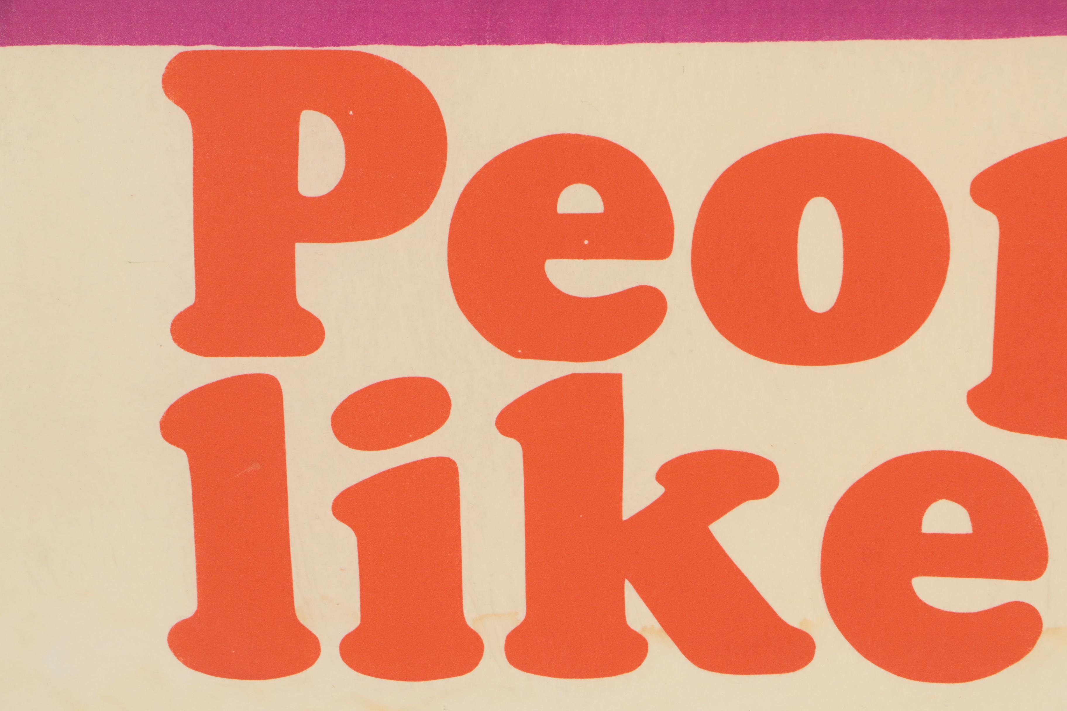 Sister Mary Corita Kent 1965 Serigraph "Yes People Like Us"