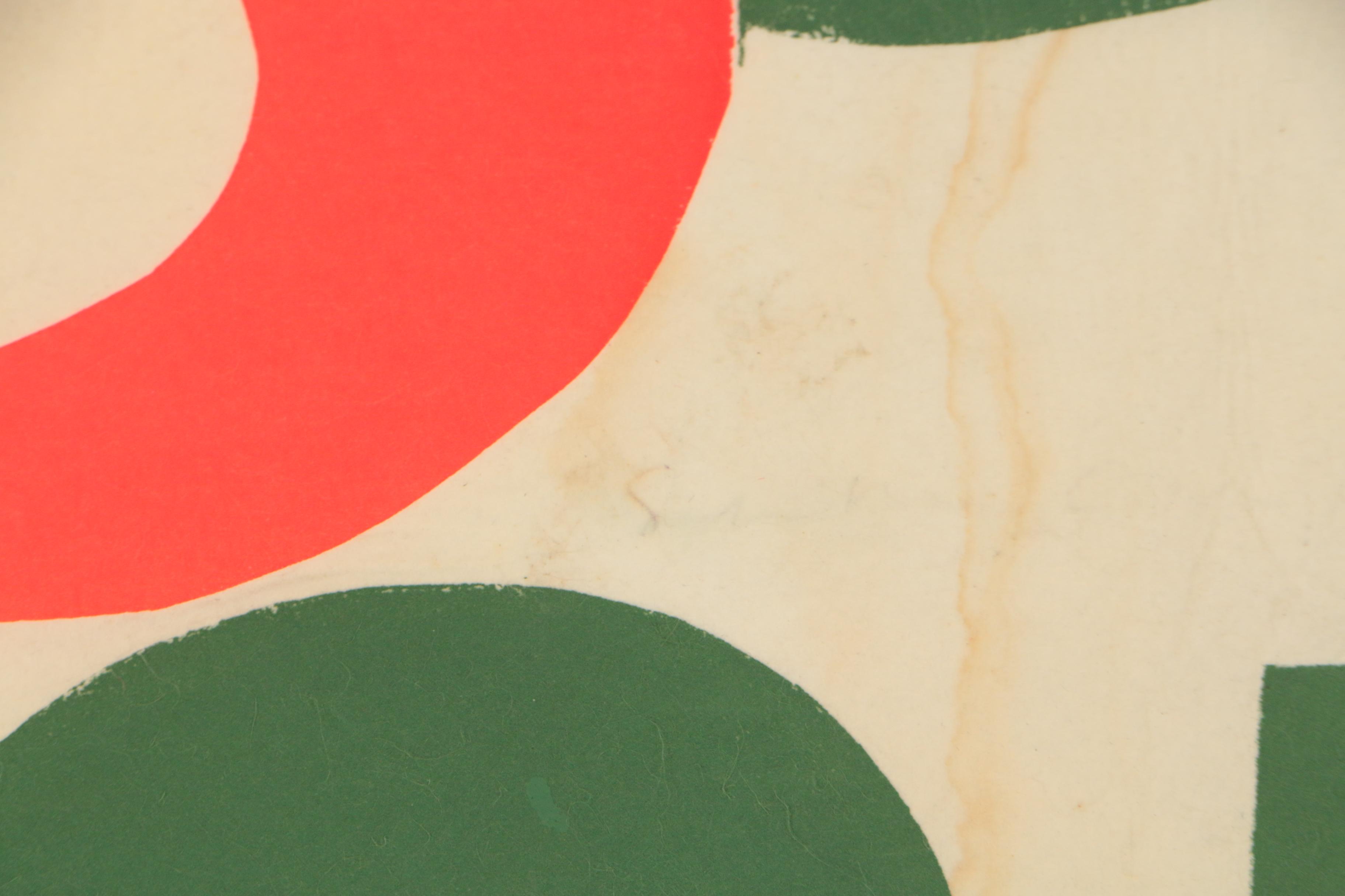 Sister Mary Corita Kent 1964 Serigraph "Mary Does Laugh"