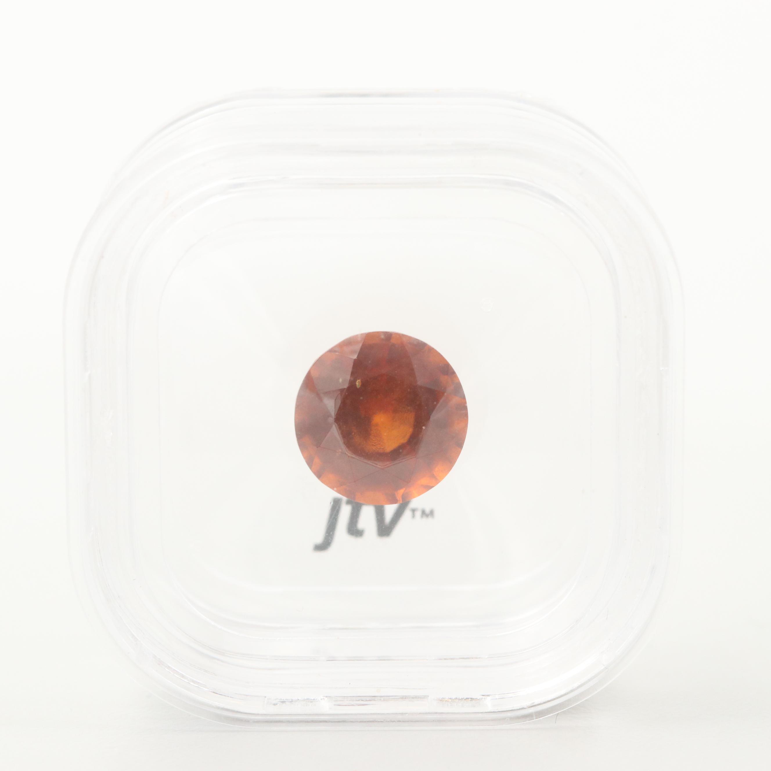 Loose 6.53 CT Hessonite 11 mm