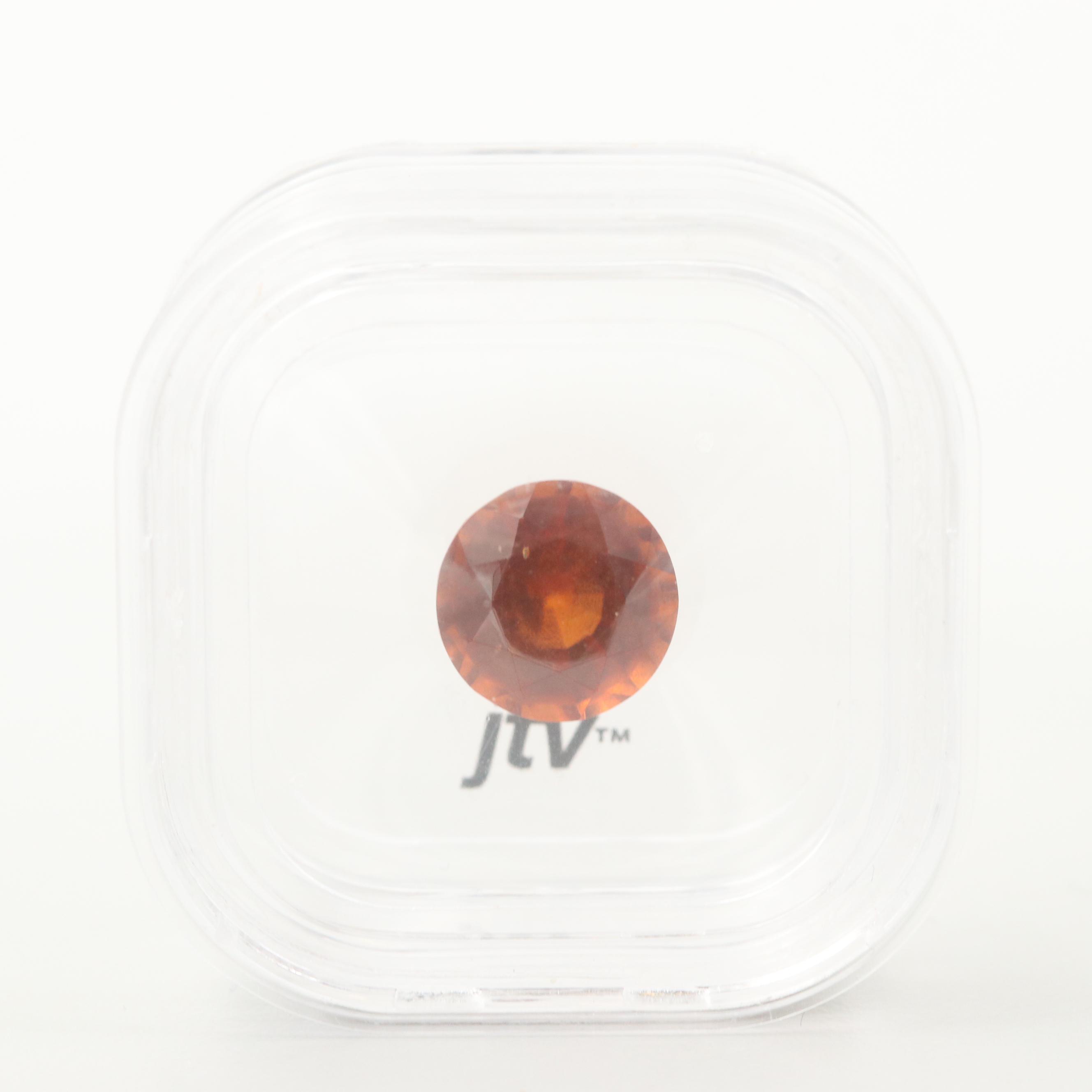Loose 6.53 CT Hessonite 11 mm
