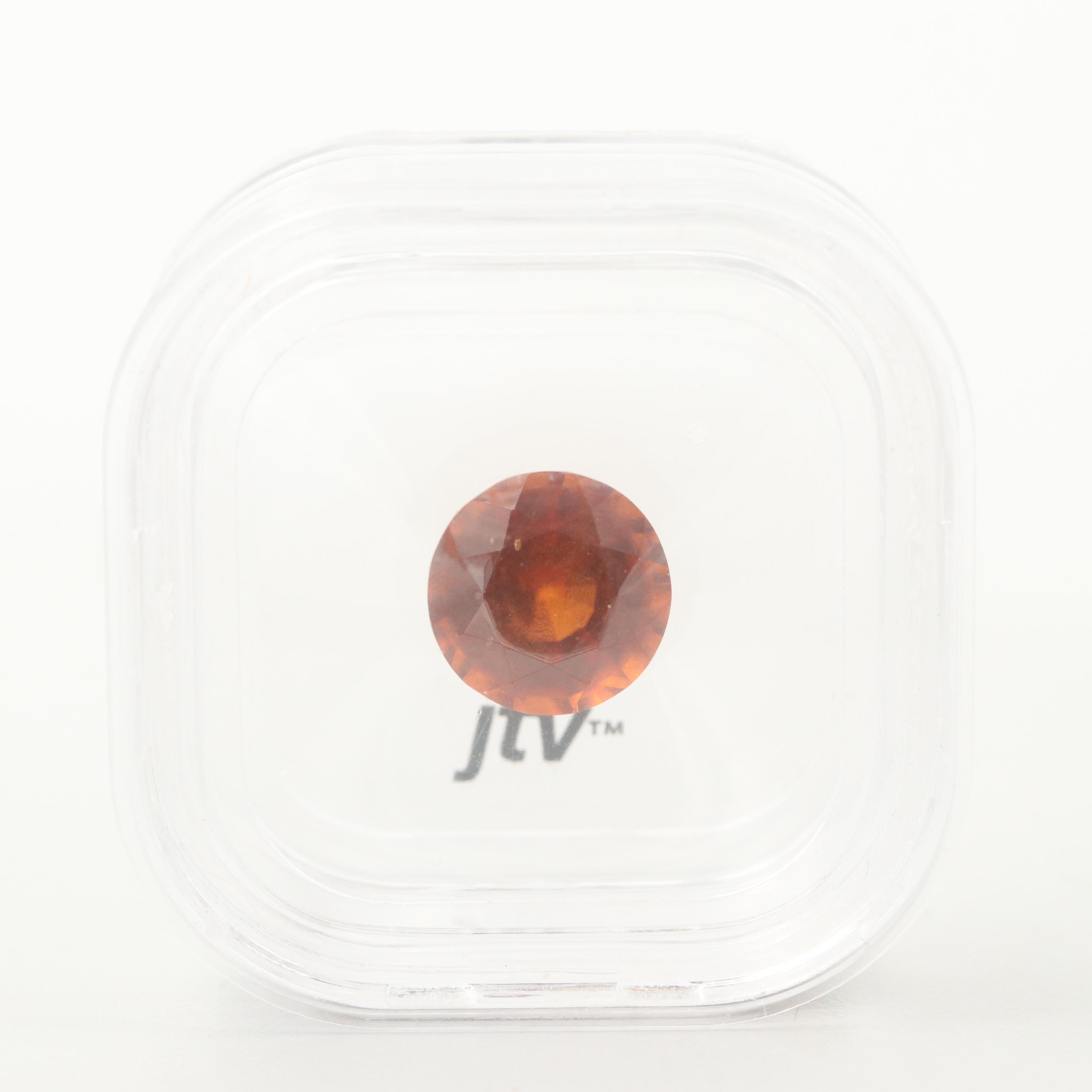 Loose 6.53 CT Hessonite 11 mm