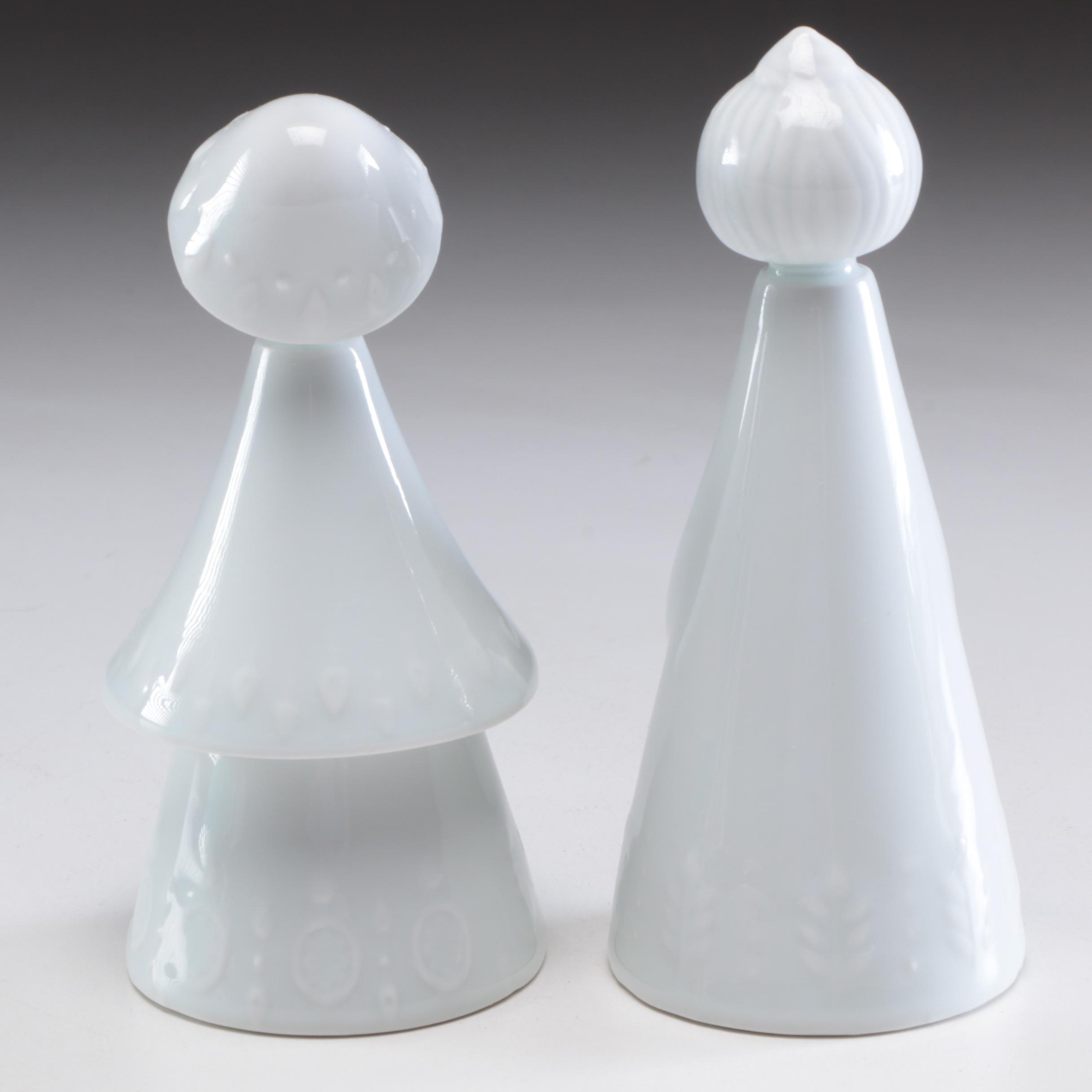 Haviland Ceramic "Peace and Prosperity" Figurines, Late 20th Century