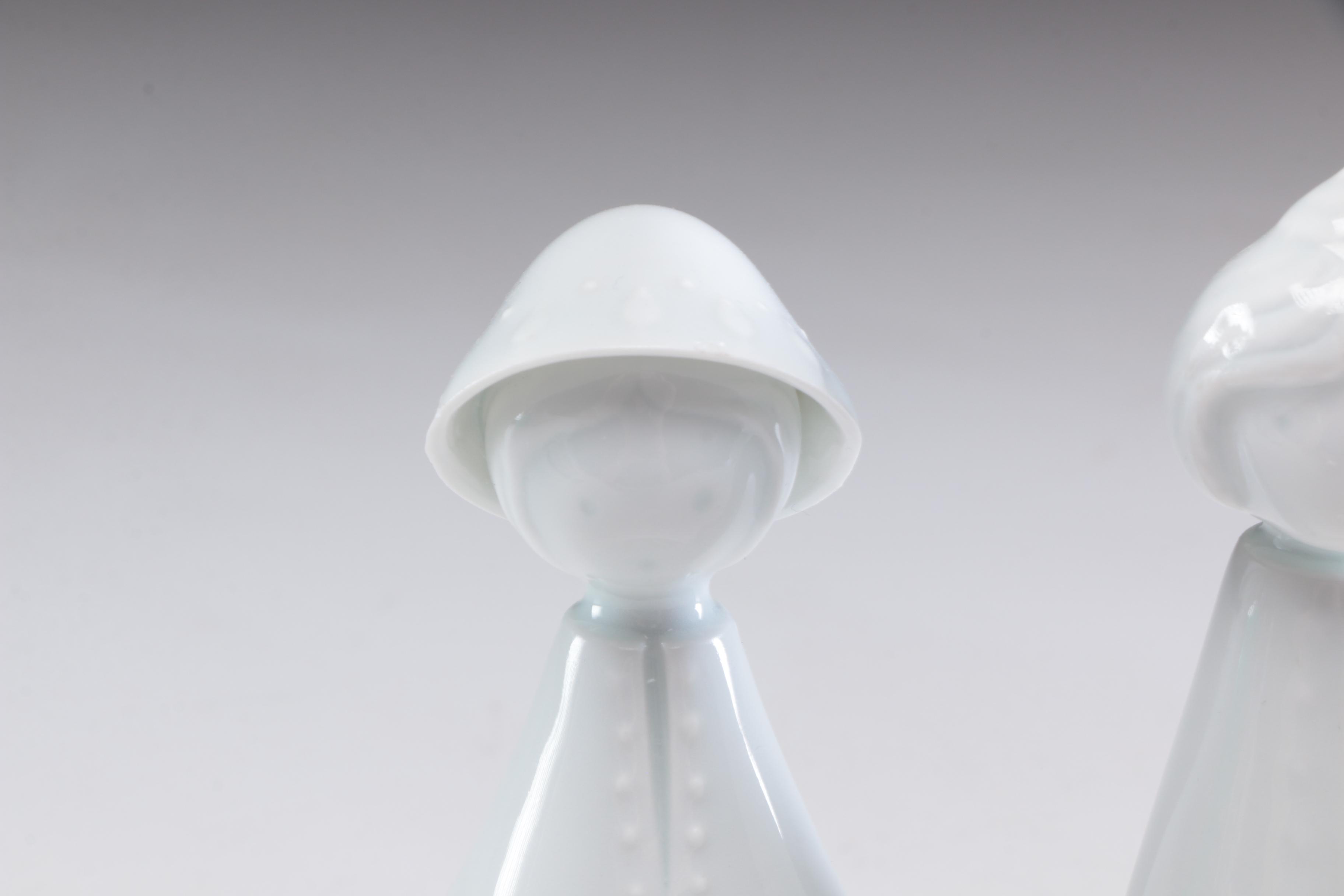 Haviland Ceramic "Peace and Prosperity" Figurines, Late 20th Century