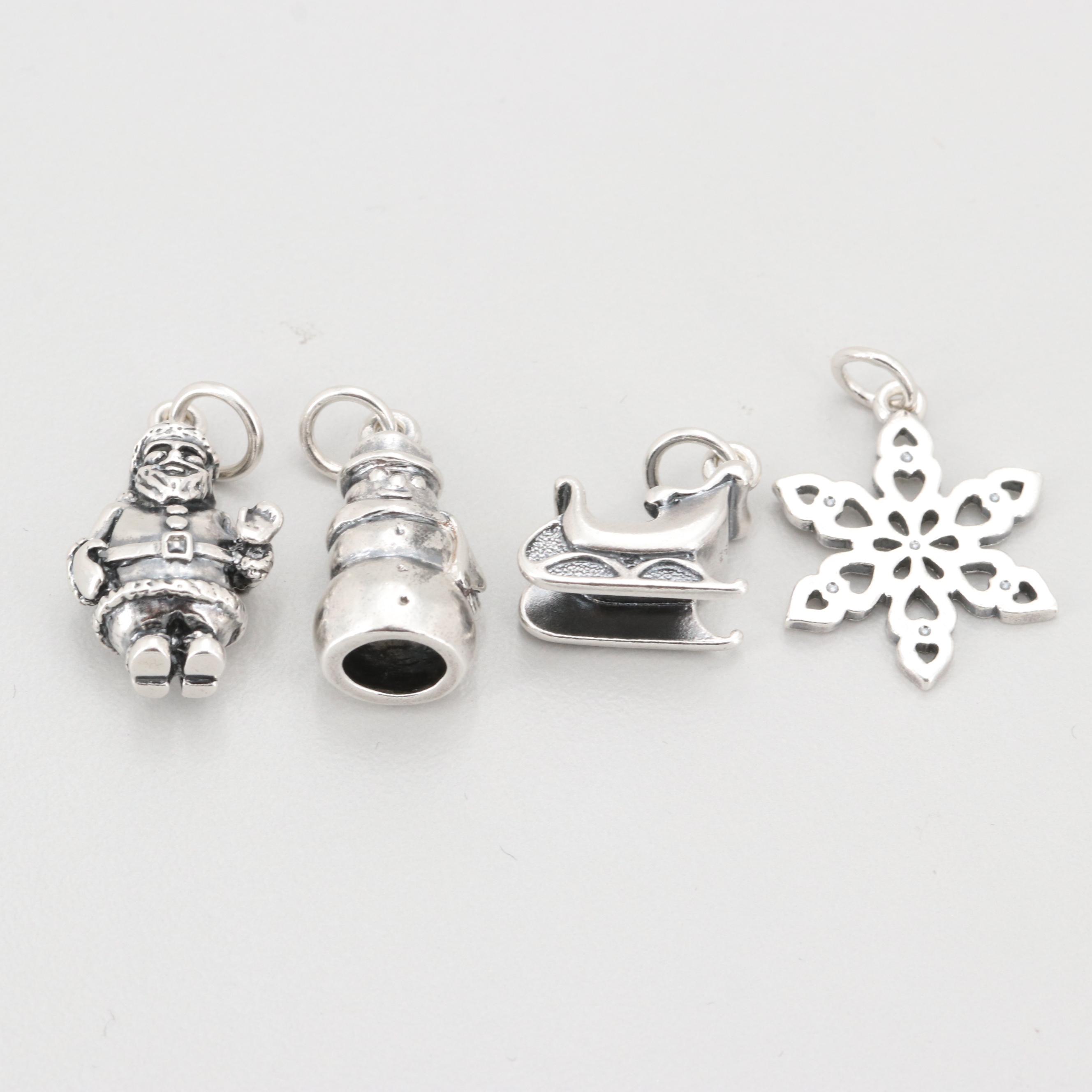 James Avery Sterling Silver Holiday Themed Charms
