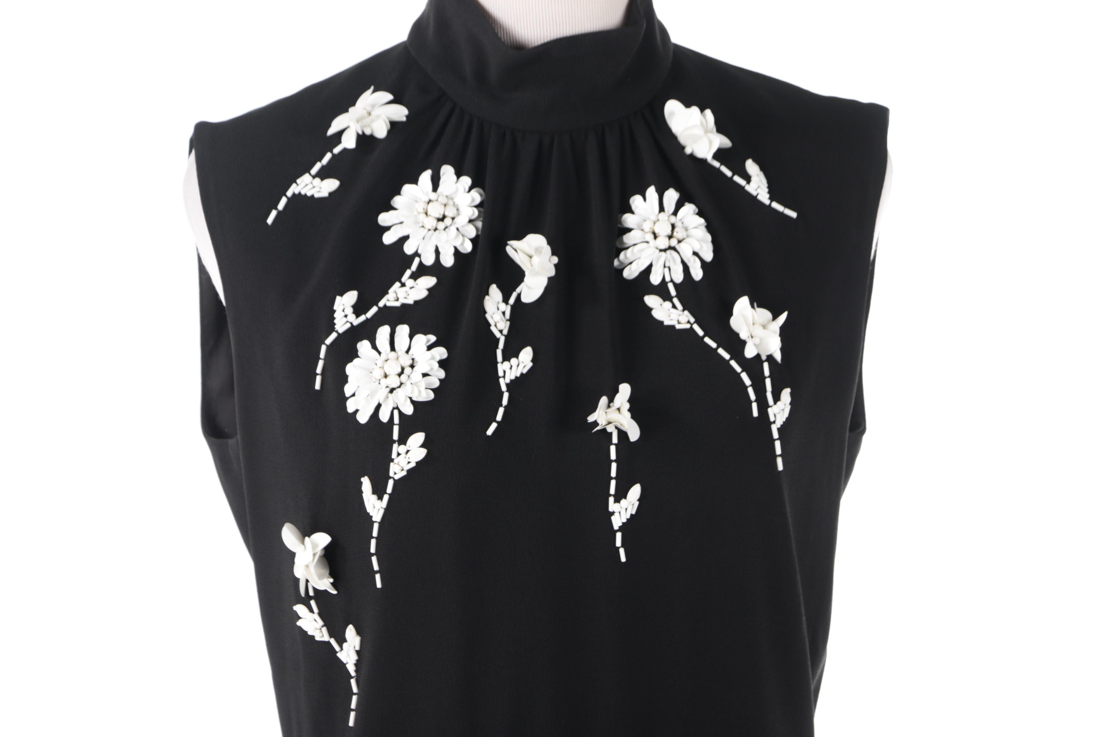 Prada Embellished Black Dress Worn at Glamour's Women of the Year Awards, 2016