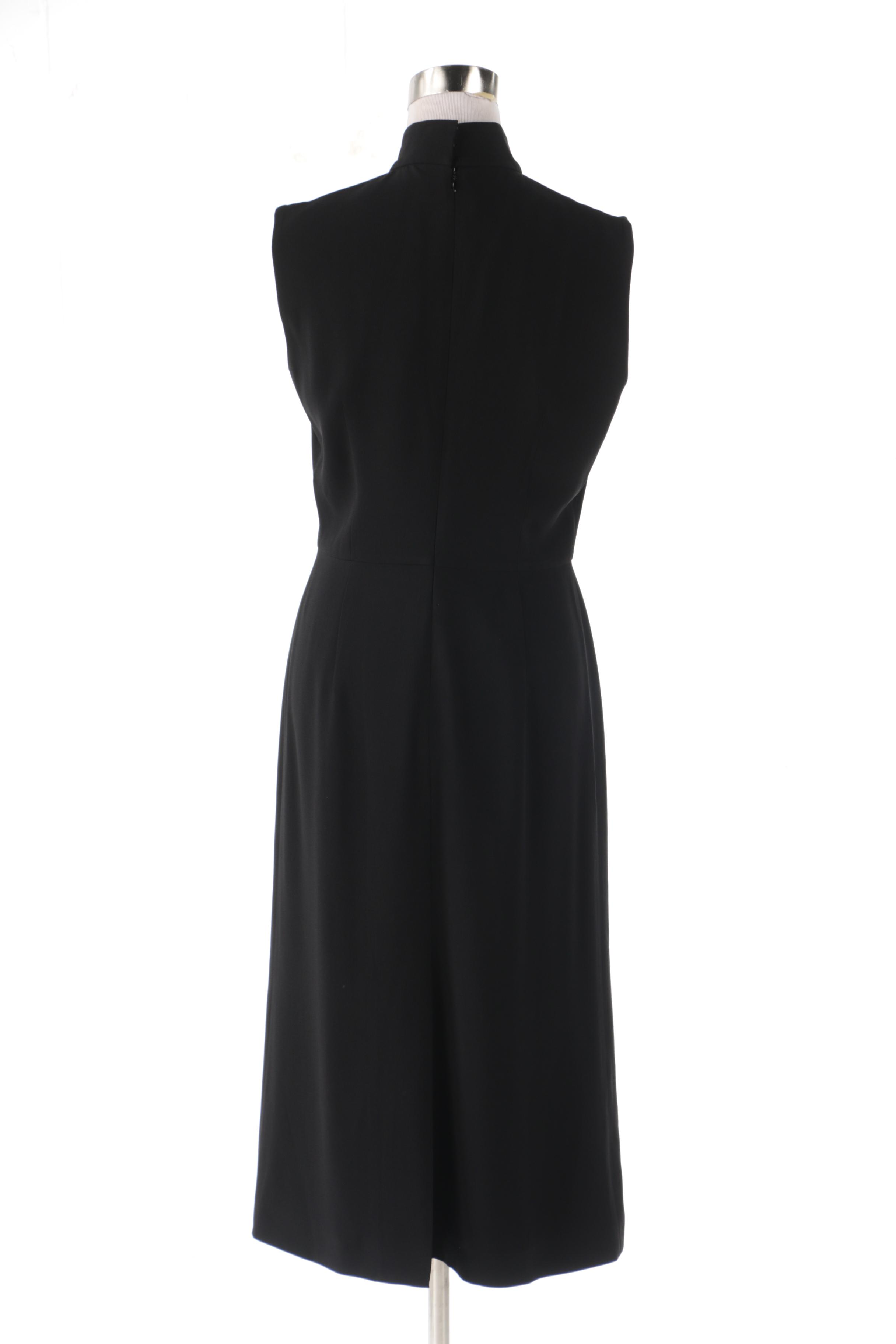 Prada Embellished Black Dress Worn at Glamour's Women of the Year Awards, 2016