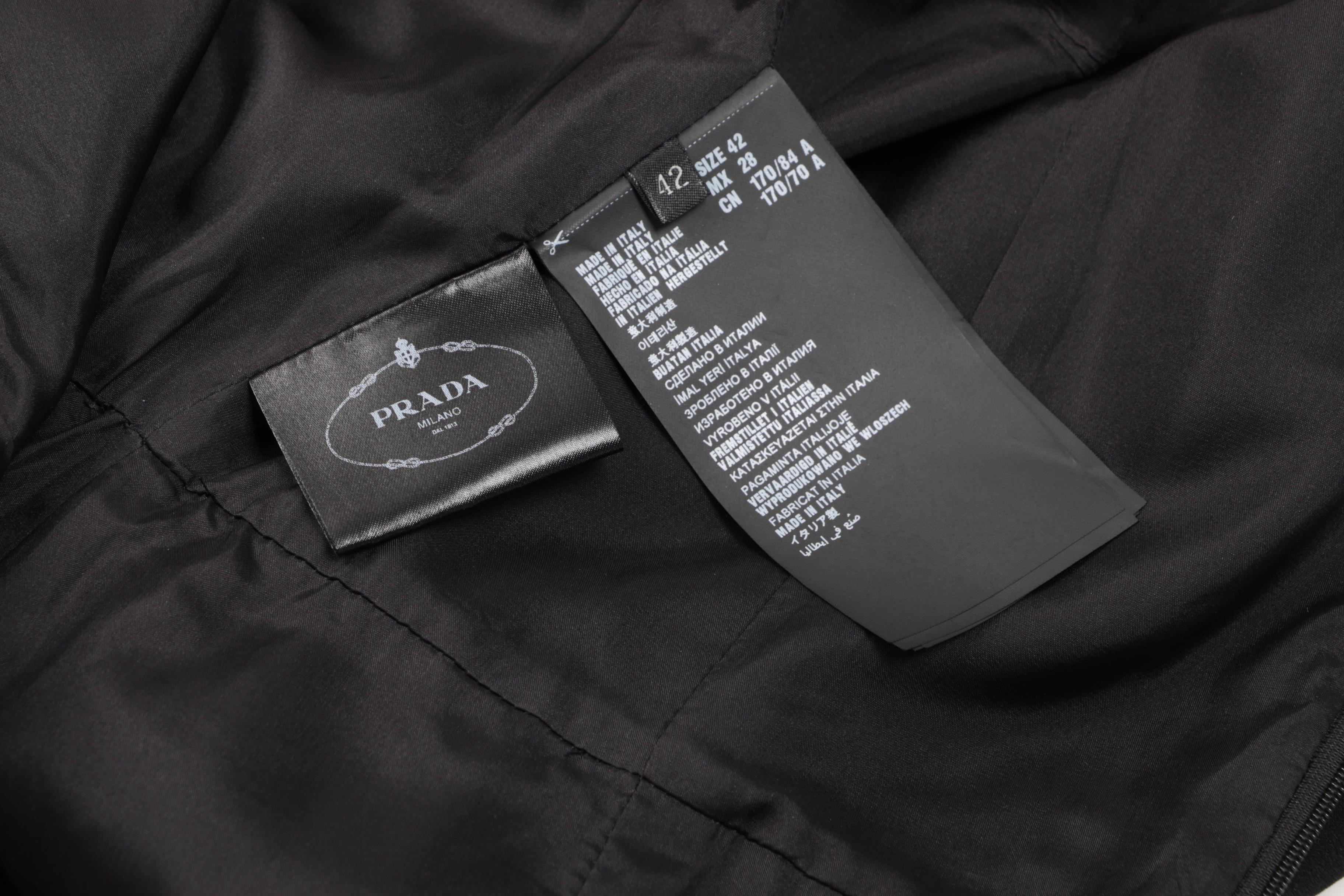 Prada Embellished Black Dress Worn at Glamour's Women of the Year Awards, 2016