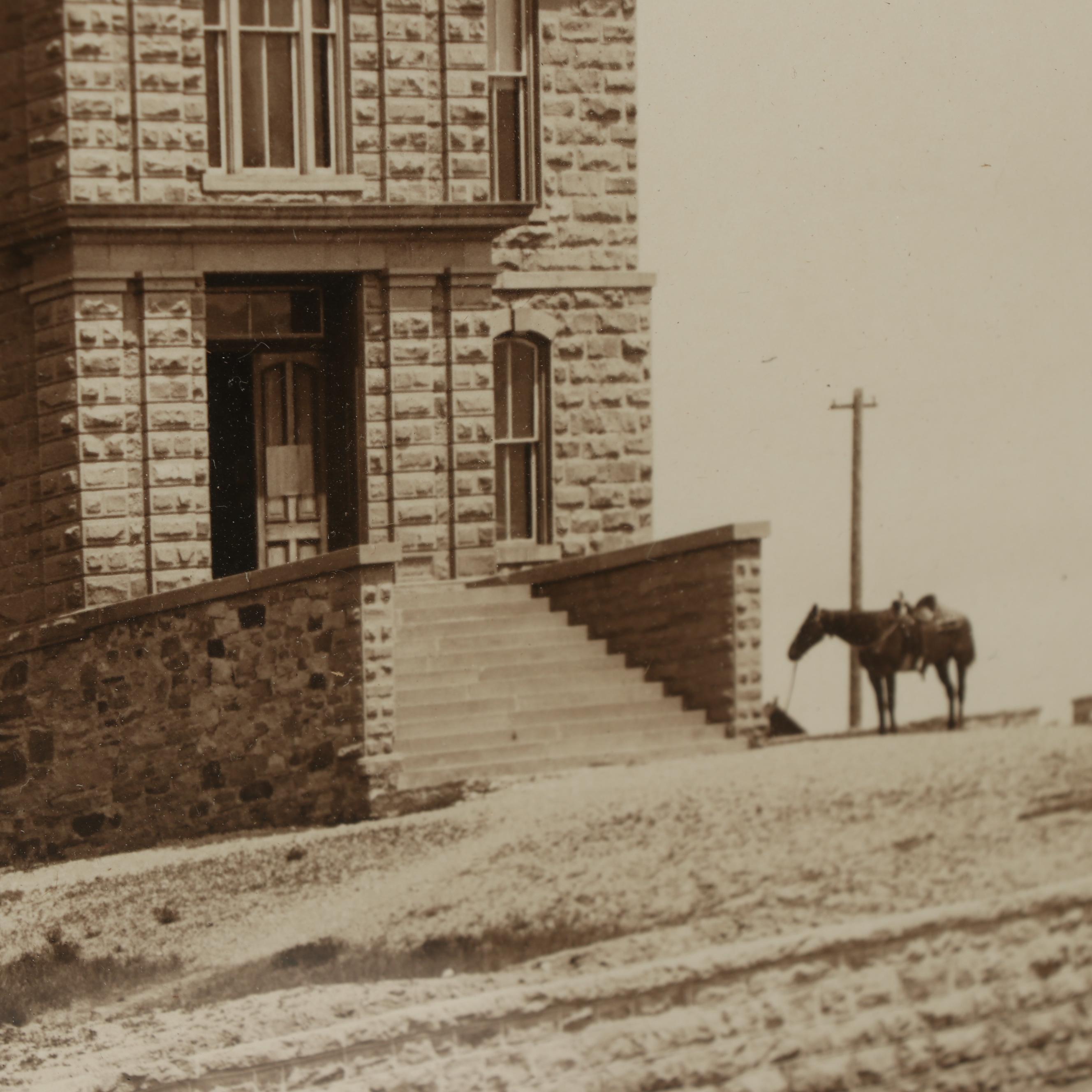 J.E. Stimson Sepia Tone Photographs of County Courthouses
