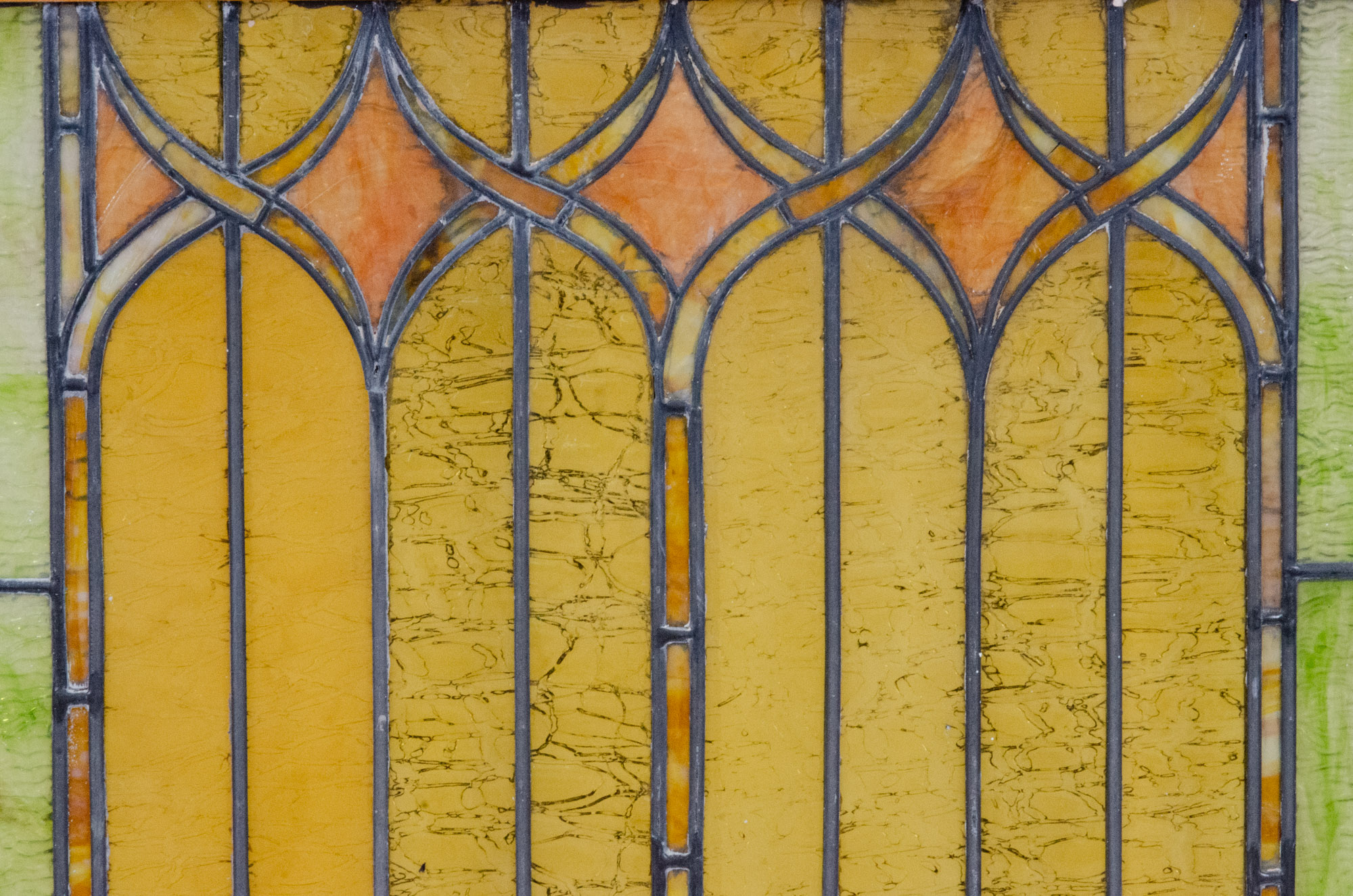 Art Nouveau Style Stained Glass Window