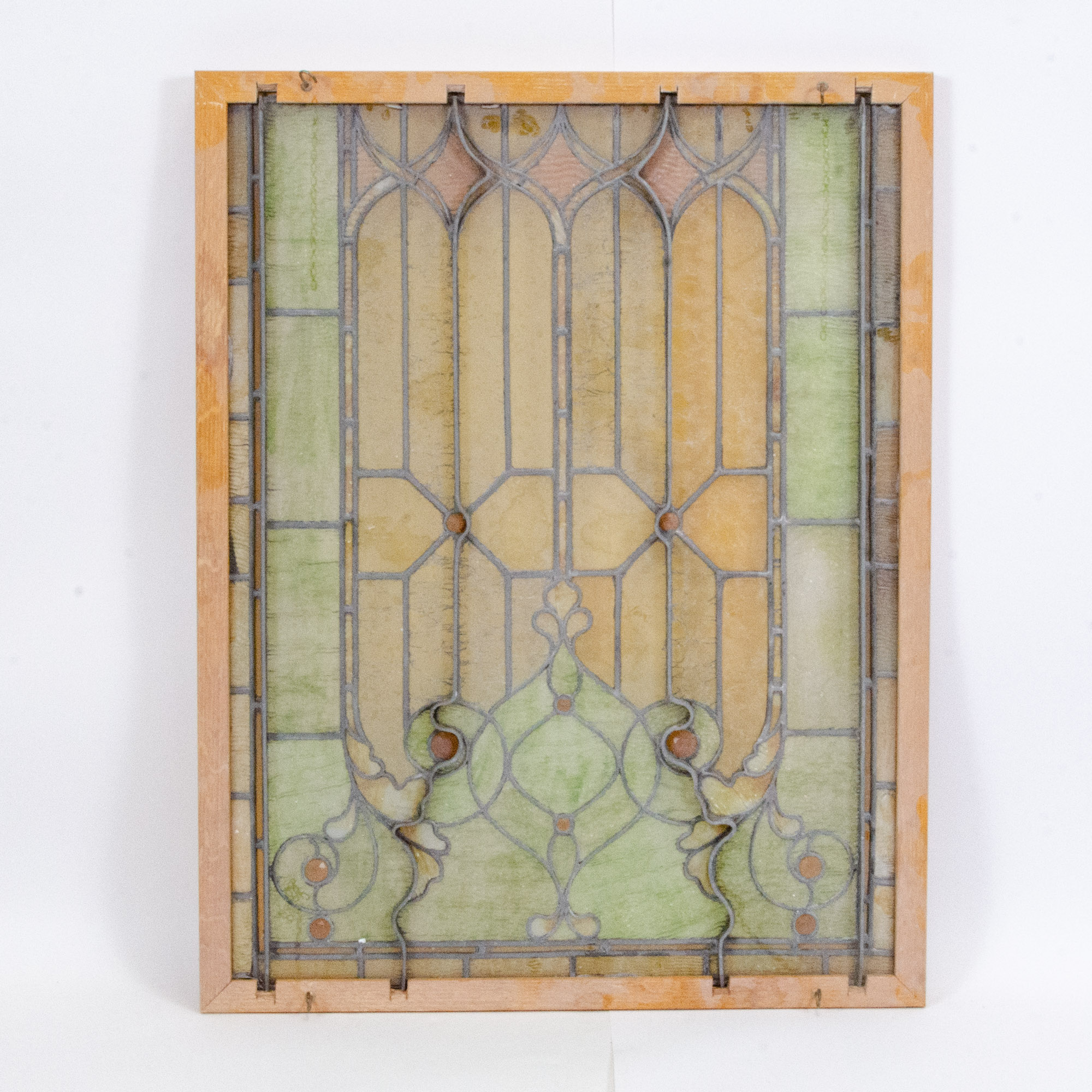 Art Nouveau Style Stained Glass Window