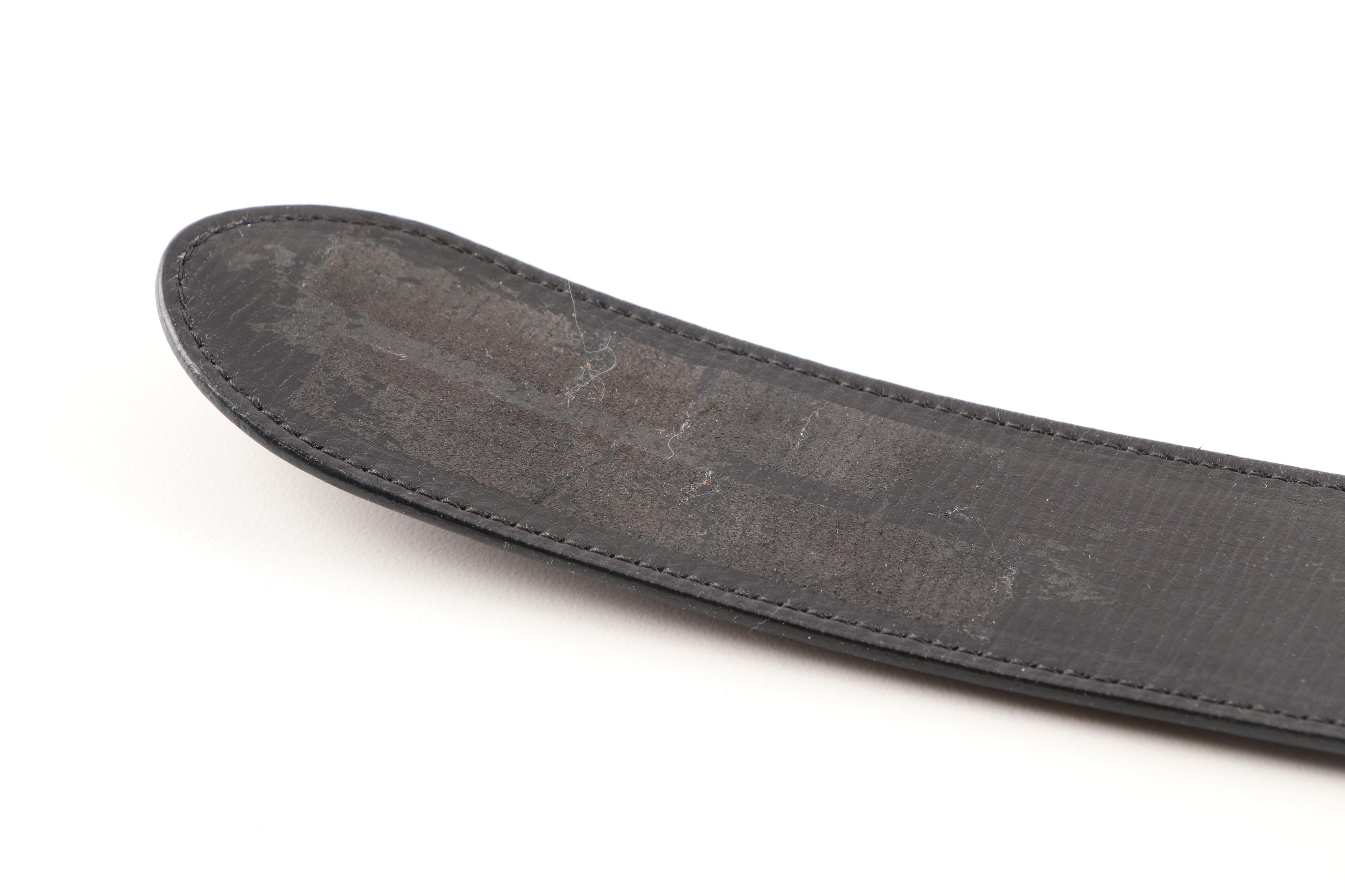 Prada Saffiano Leather, Cole Haan Patent Leather, and Other Leather Belts