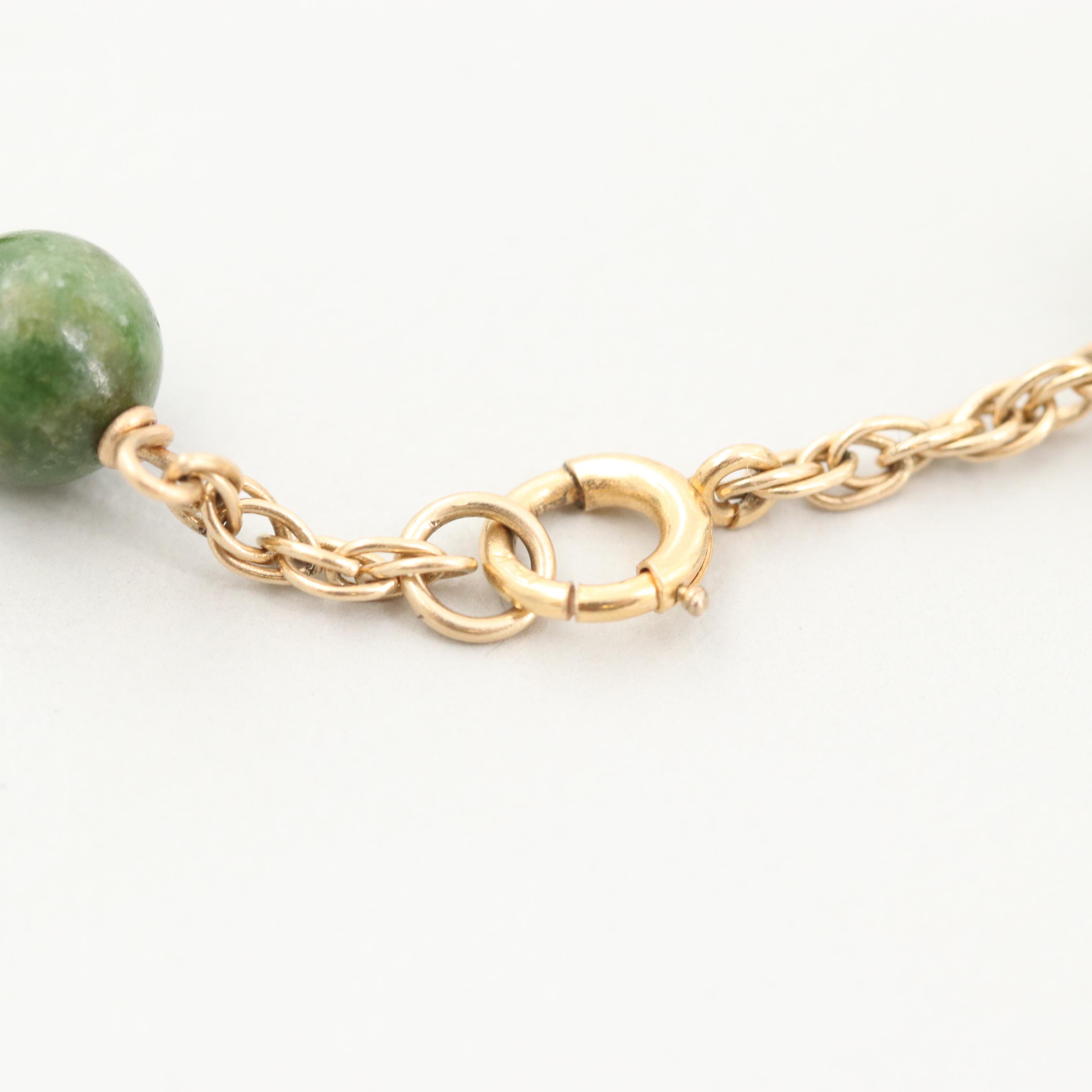 14K Yellow Gold Serpentine Bracelet