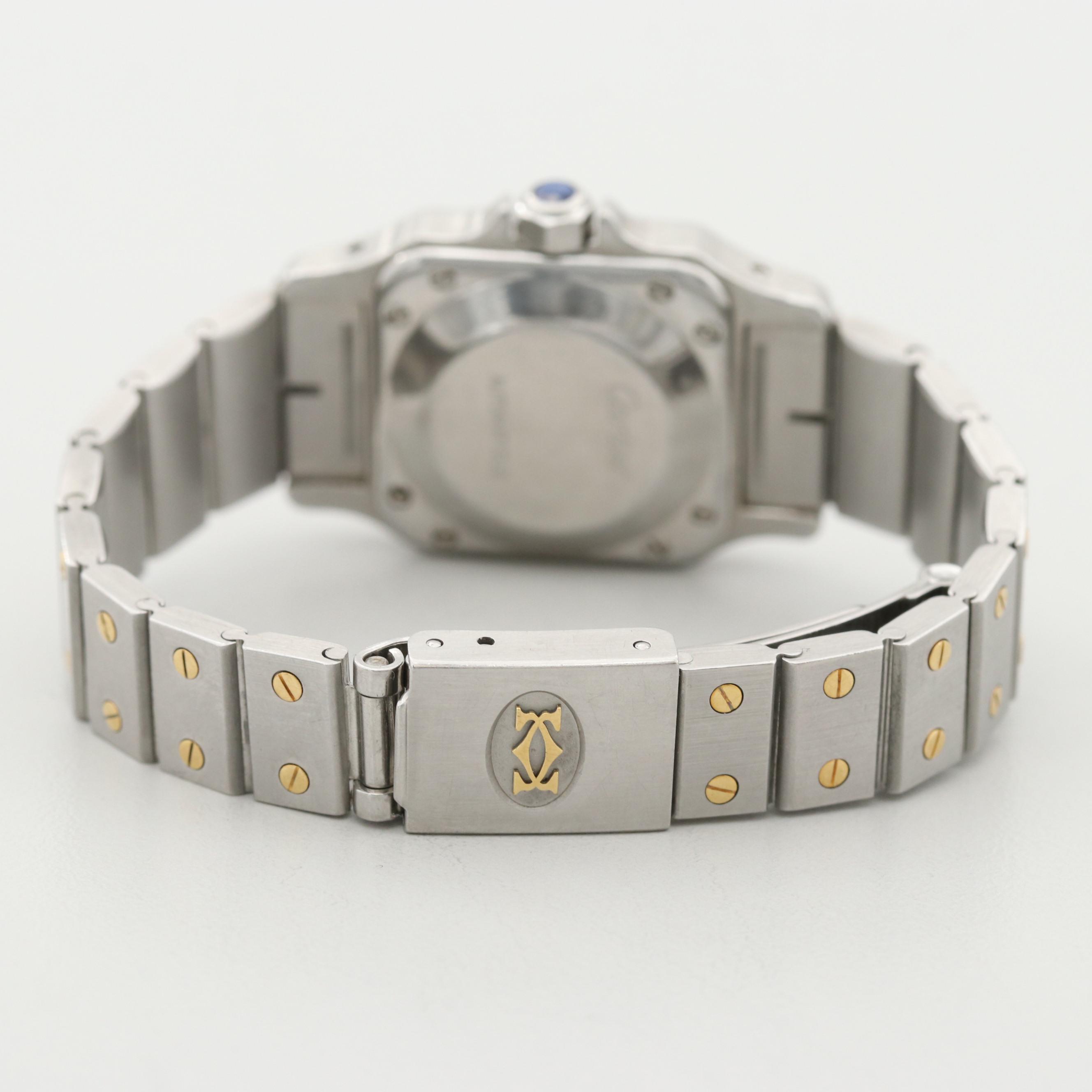 Cartier Santos Galbee 18K Gold and Stainless Steel Automatic Watch