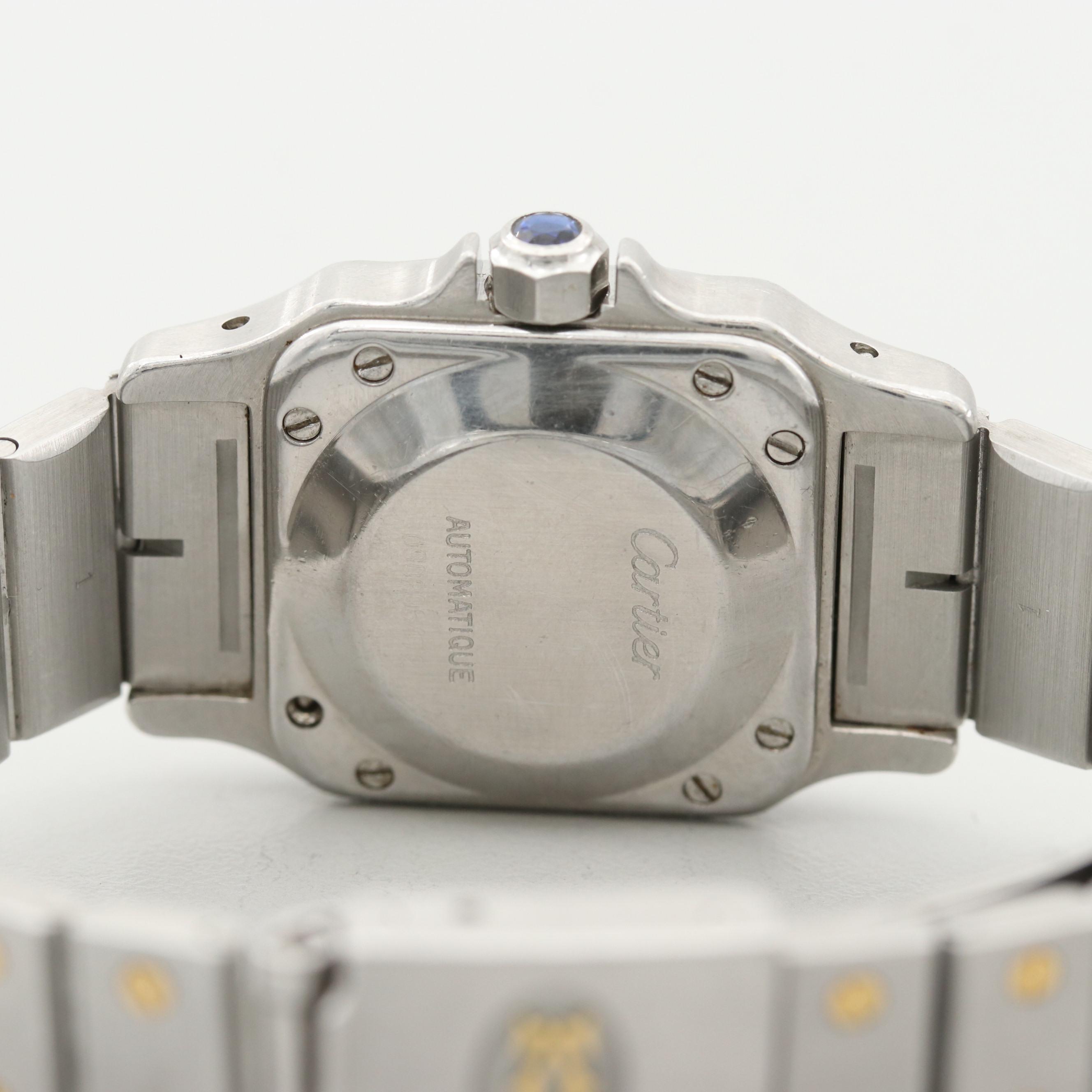 Cartier Santos Galbee 18K Gold and Stainless Steel Automatic Watch