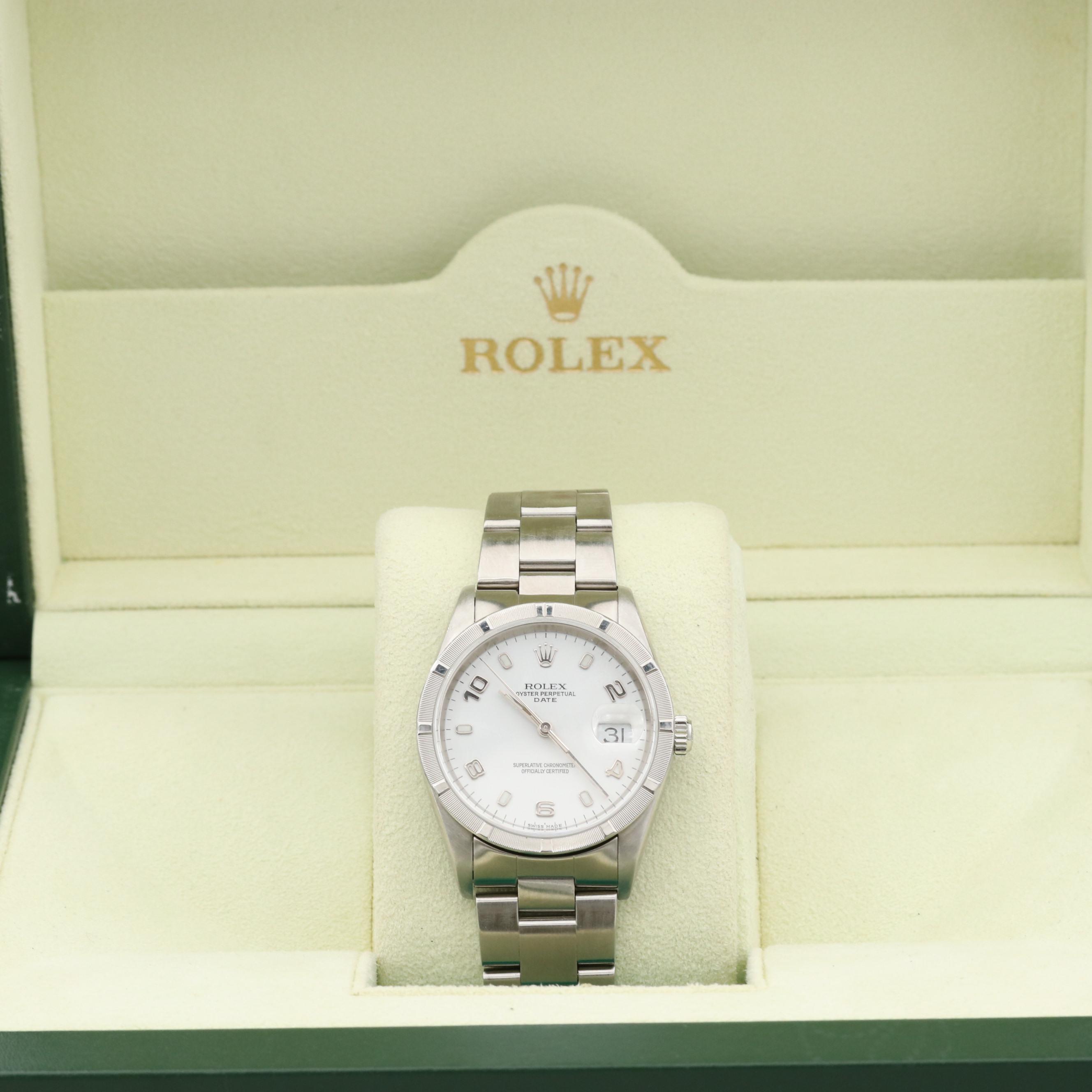 Rolex Oyster Perpetual Date Stainless Steel Automatic Watch, 2005