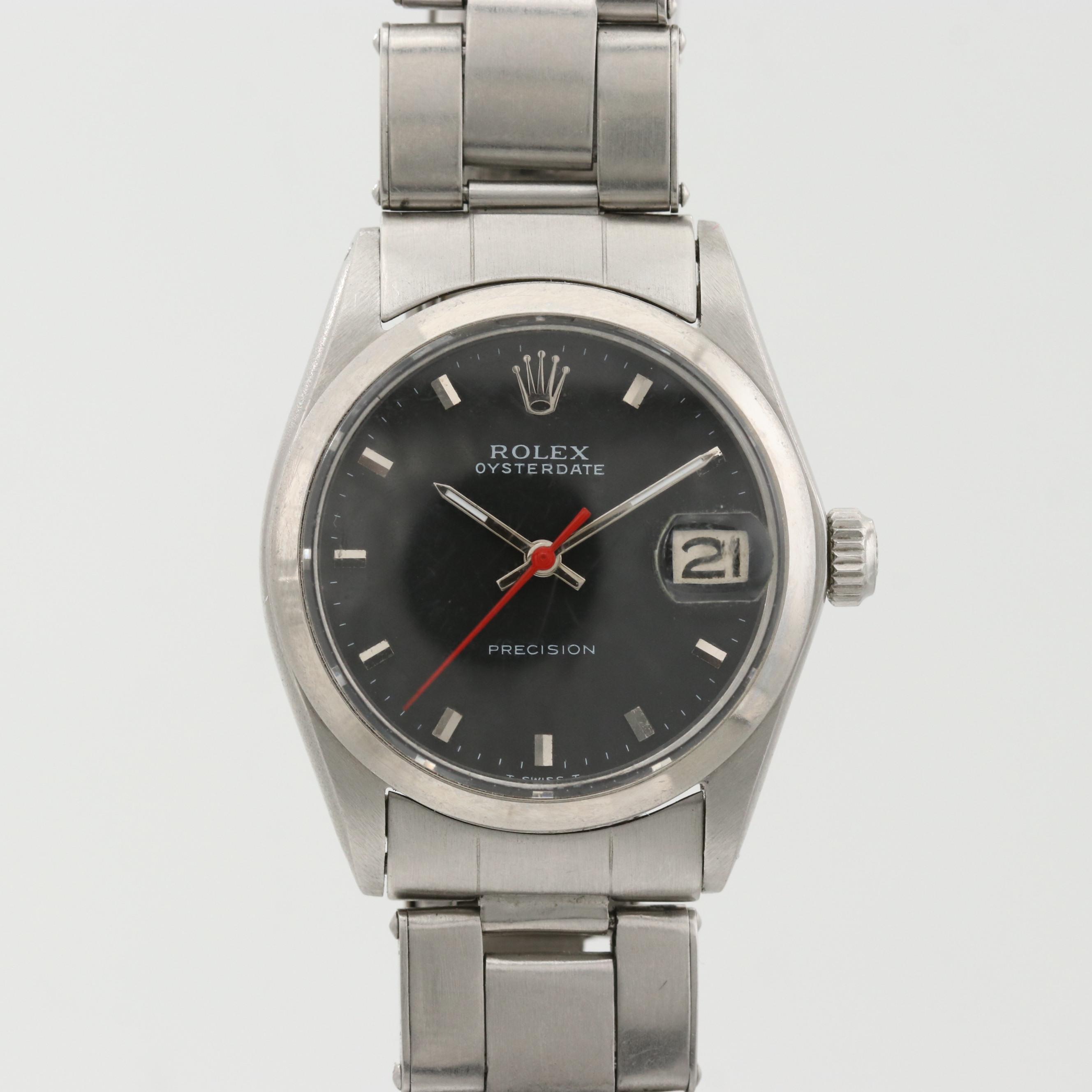 Rolex Oysterdate Stainless Steel Watch, 1967