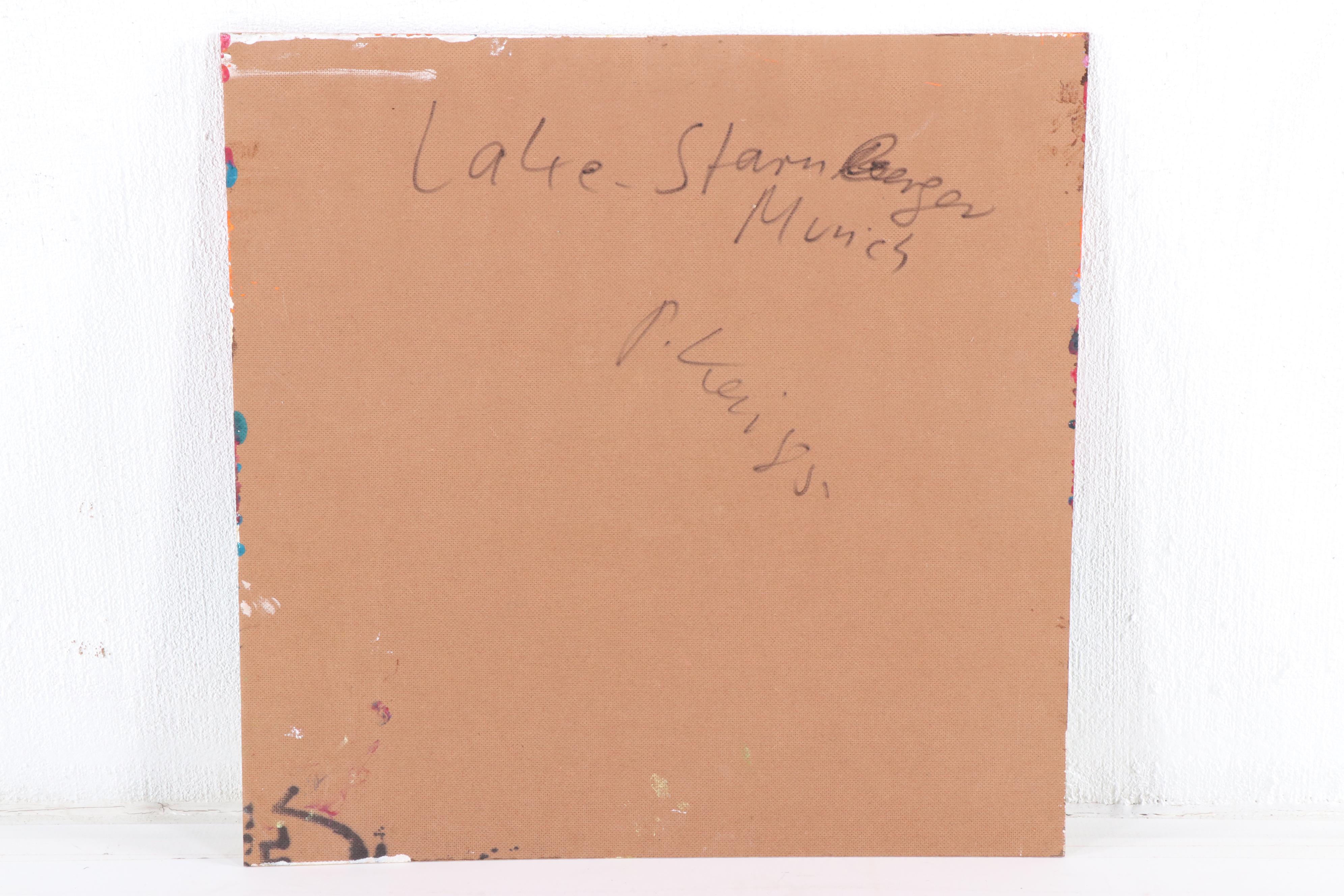 Peter Keil Oil Painting "Starnberg Munich"