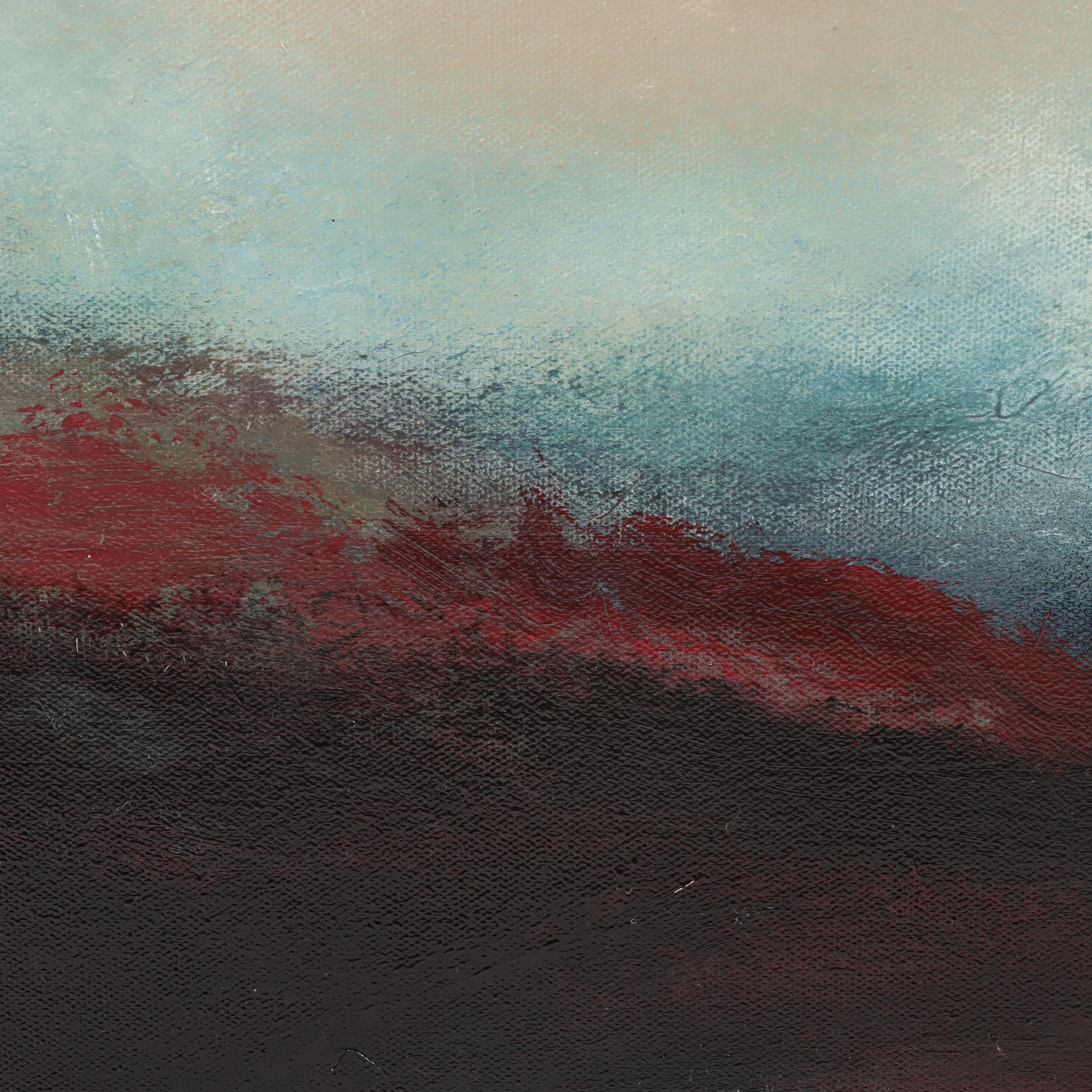 Neville Shenton Acrylic Painting "Mountain Glow"