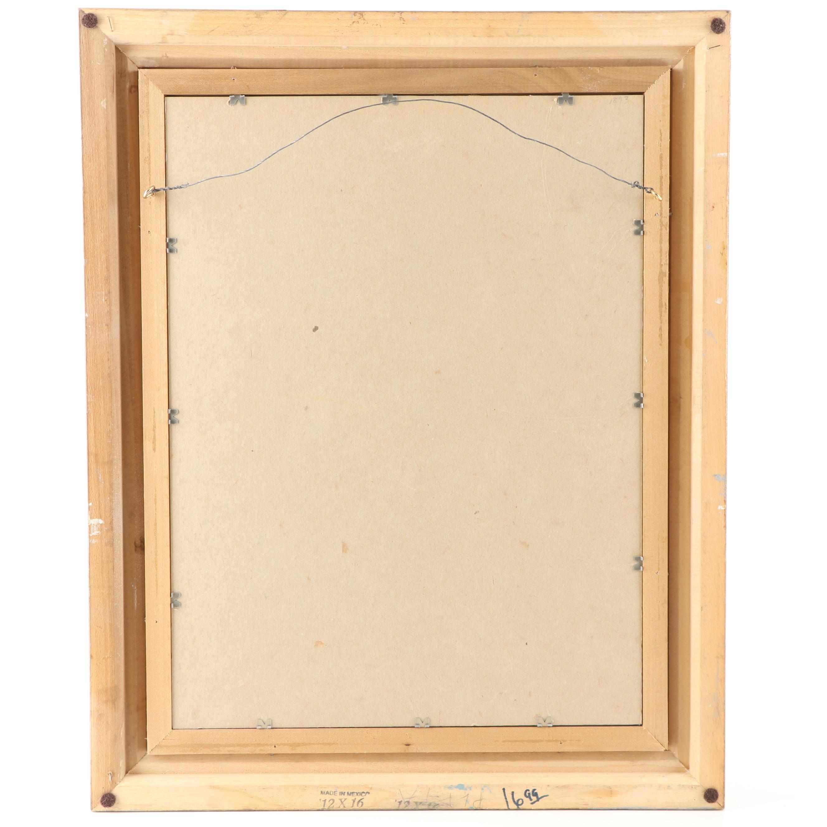 Lithograph " The House of Parliament, London"