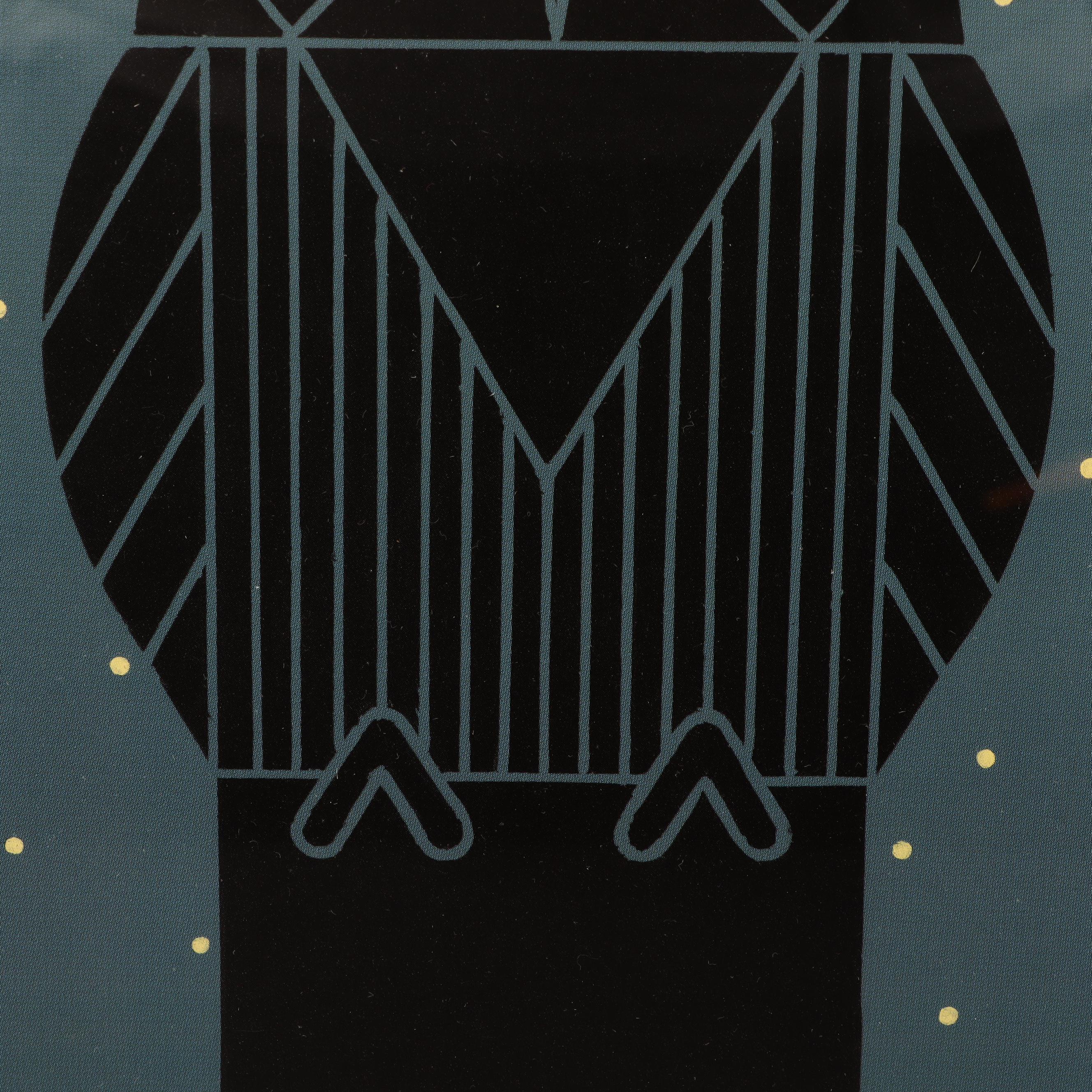 Charley Harper Offset Lithograph "Omniscient Owl"
