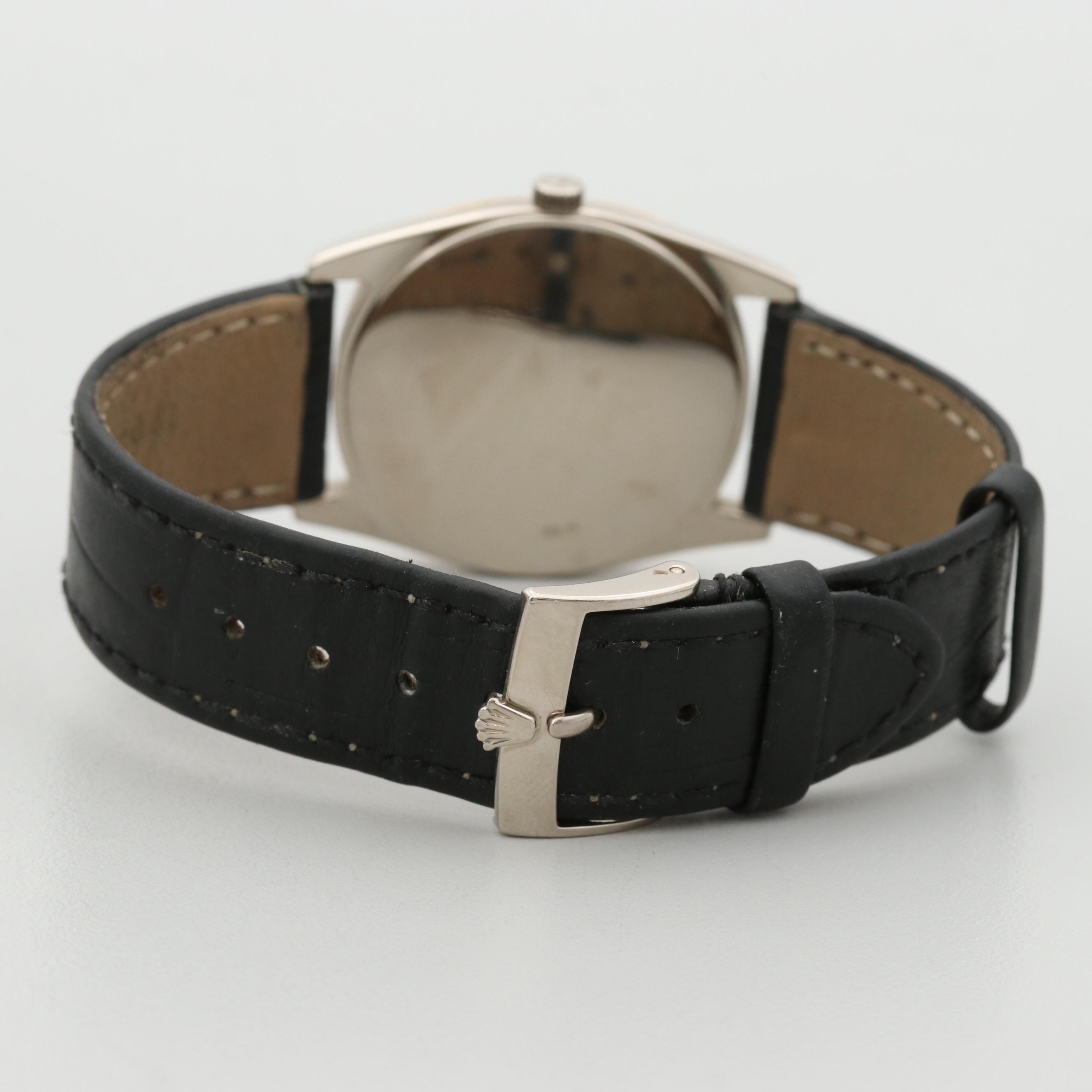 Rolex Cellini Danaos 18K Rose and White Gold Stem Wind Watch, 2001