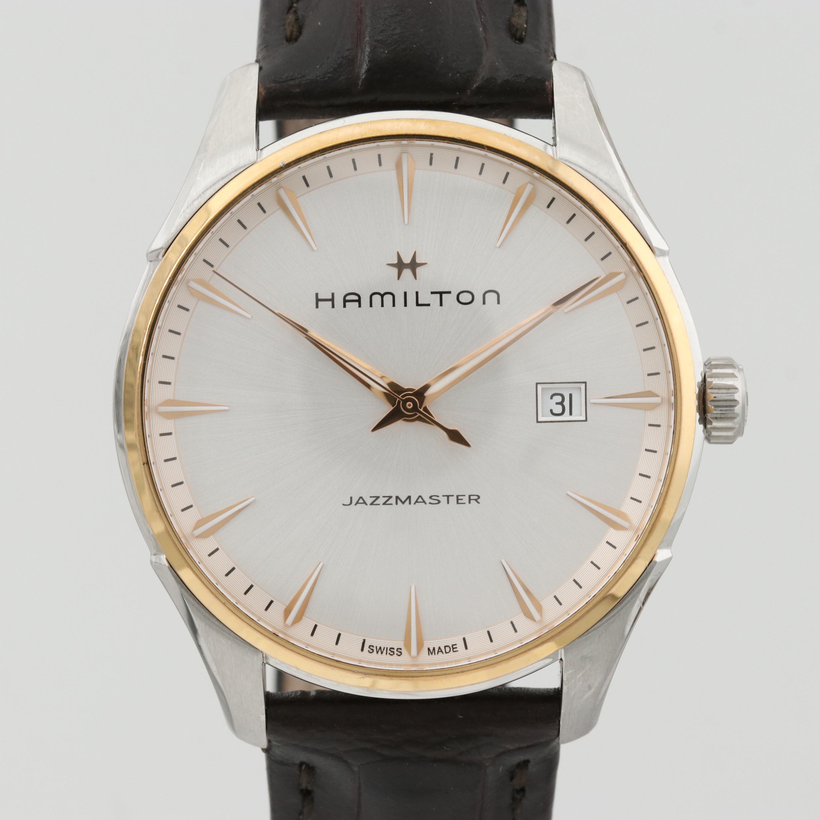 Hamilton Jazzmaster Two Tone Stainless Steel Quartz Watch