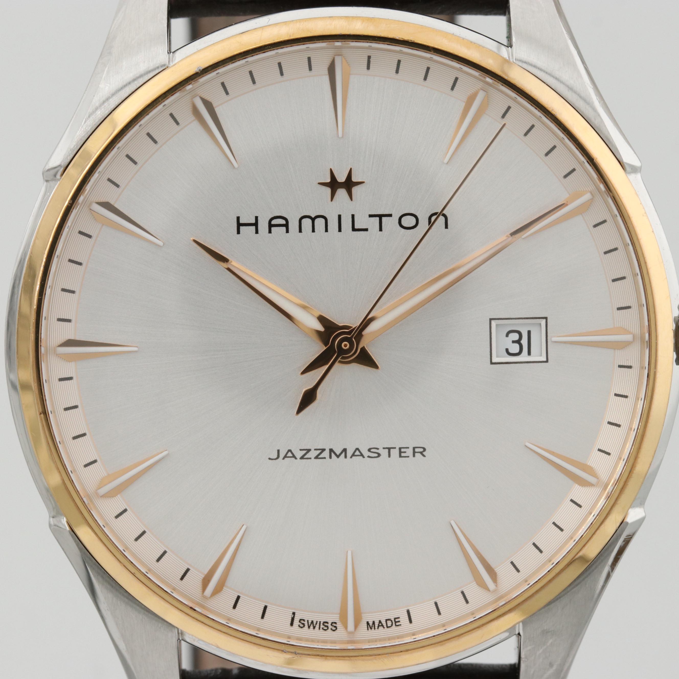 Hamilton Jazzmaster Two Tone Stainless Steel Quartz Watch