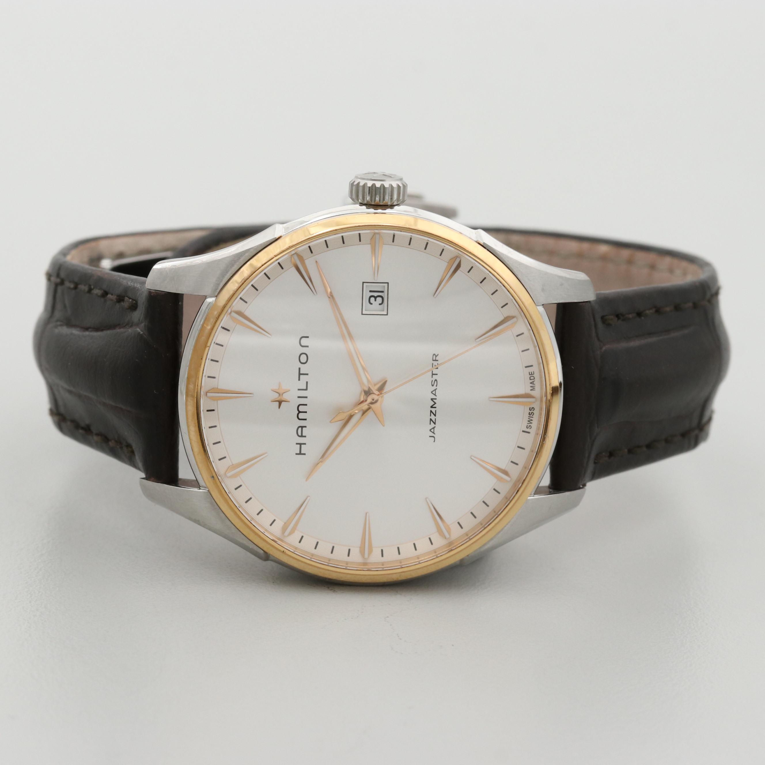 Hamilton Jazzmaster Two Tone Stainless Steel Quartz Watch
