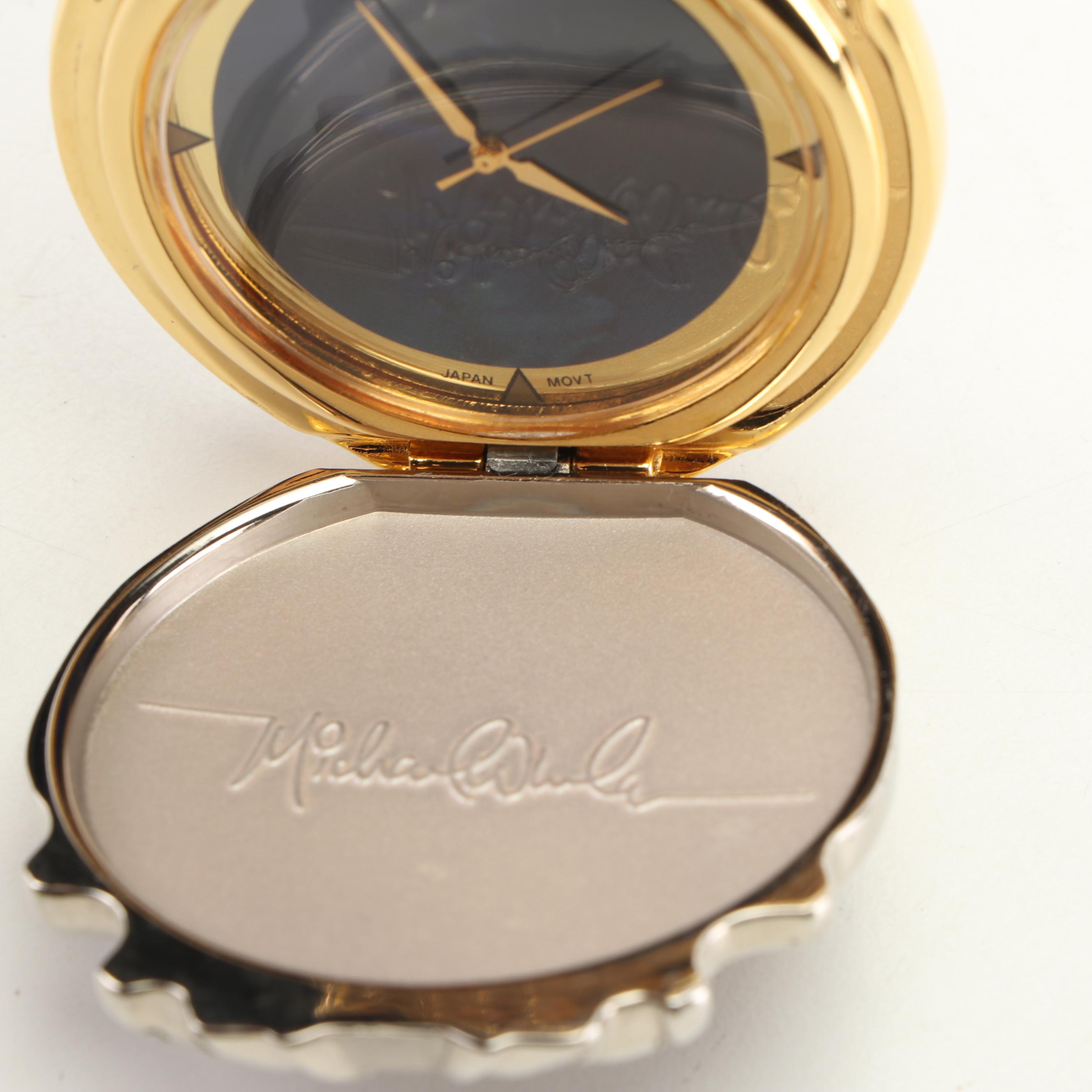 Franklin Mint "Golden Eye Of The Dragon" Pocket Watch with Decorative Dagger