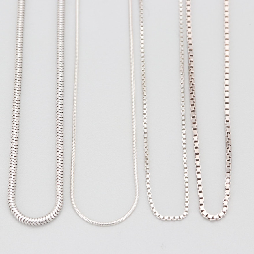 Sterling Silver Chain Necklaces