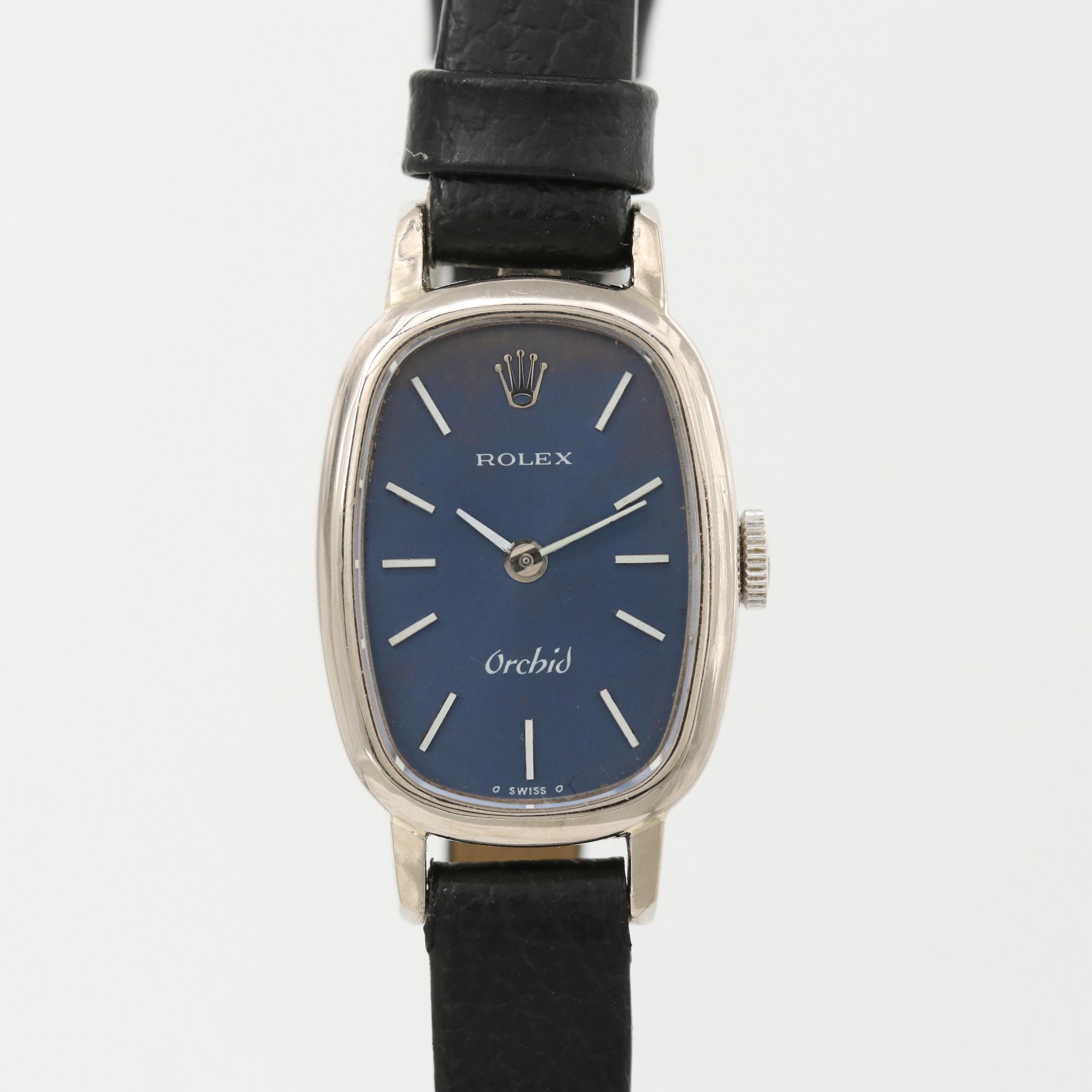 Rolex Orchid 18K White Gold Watch