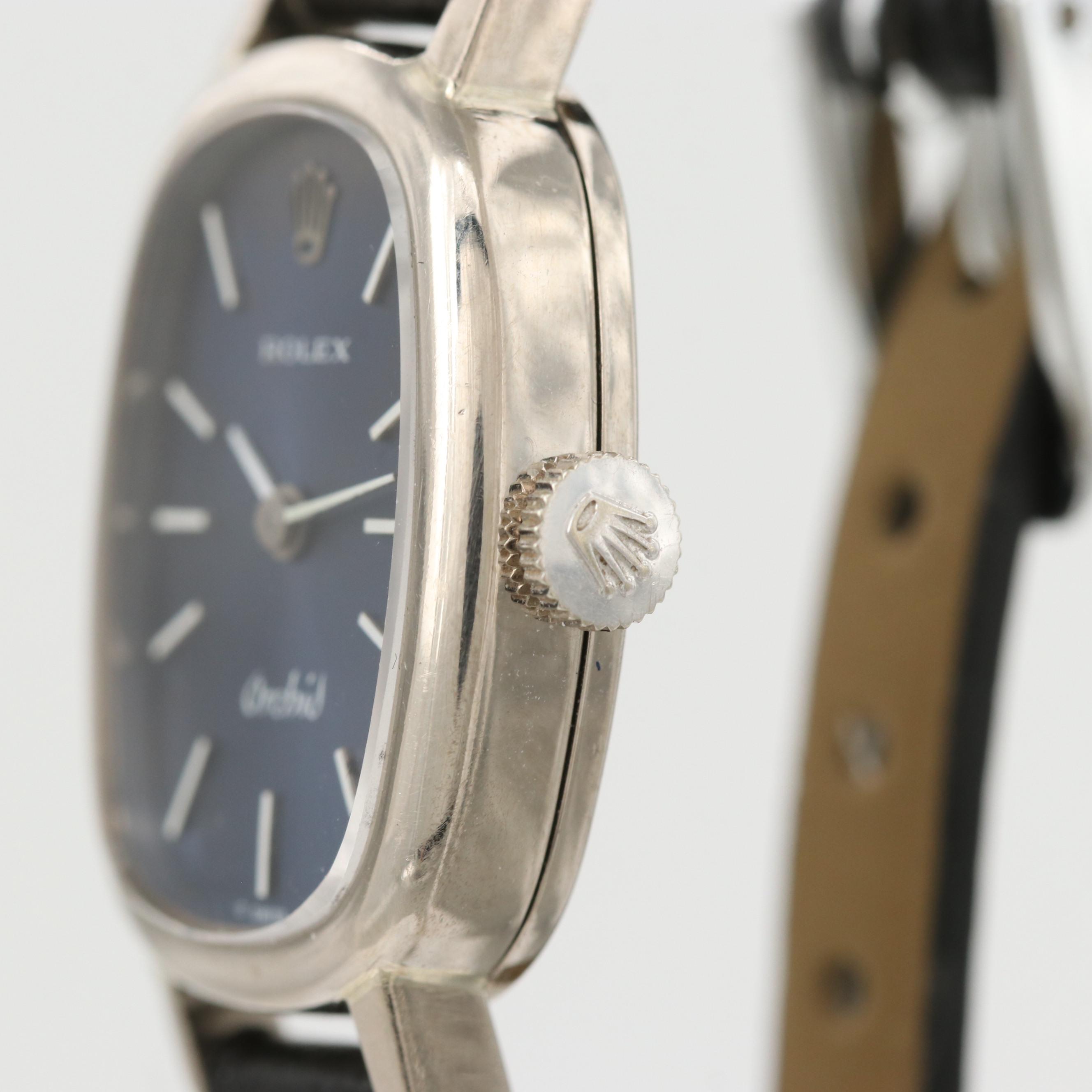 Rolex Orchid 18K White Gold Watch