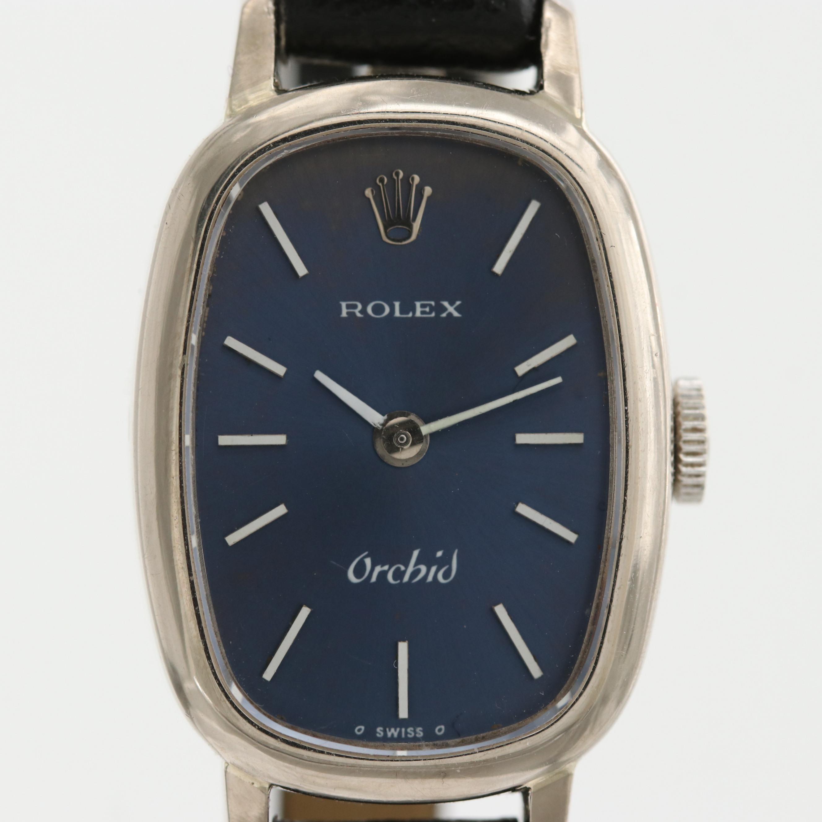 Rolex Orchid 18K White Gold Watch