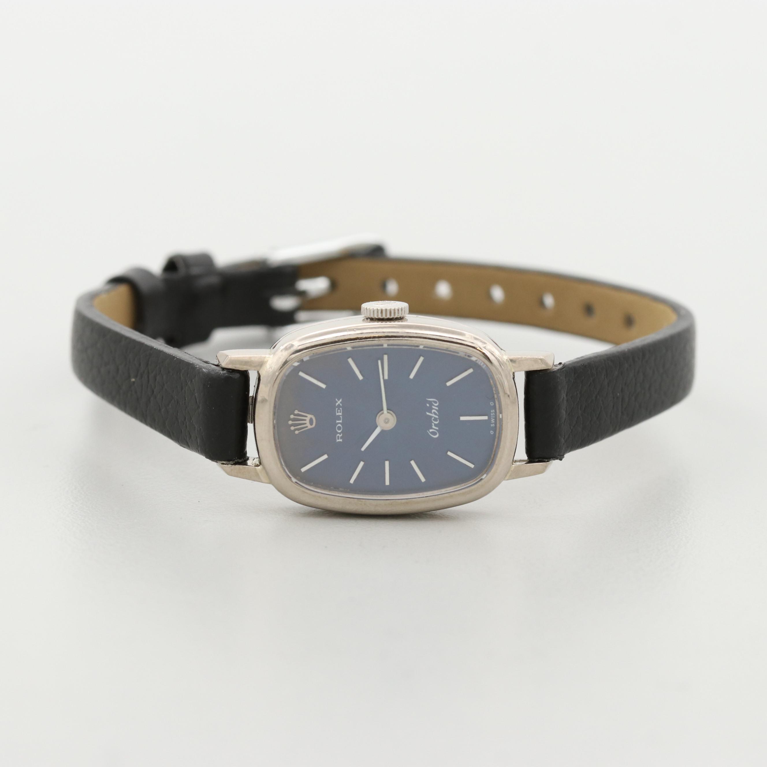 Rolex Orchid 18K White Gold Watch