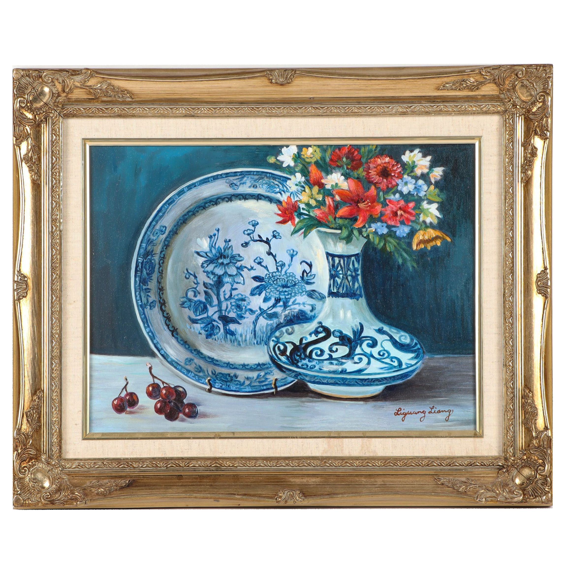 Liguang Liang Still Life Oil Painting