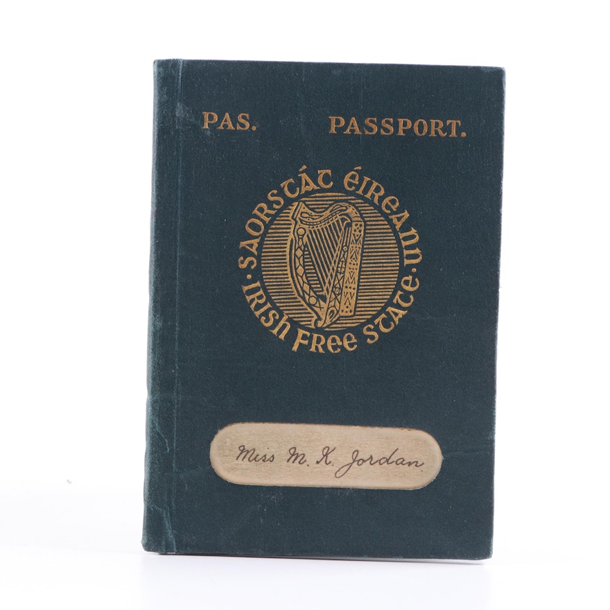 1925 Irish Free State Passport
