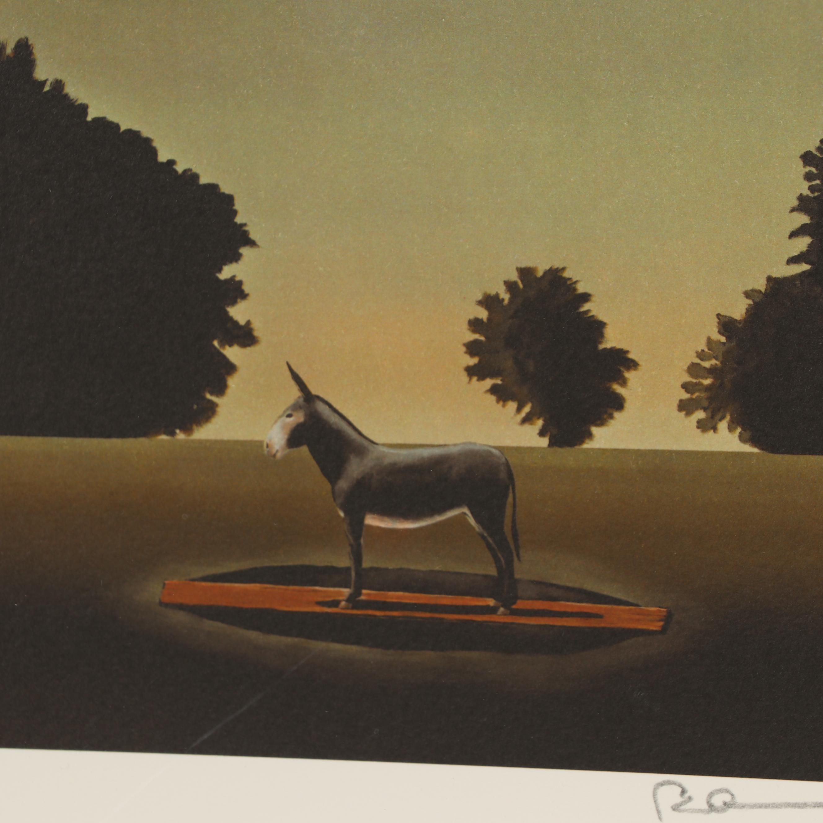 Robert Deyber Lithograph "Ass Hole"