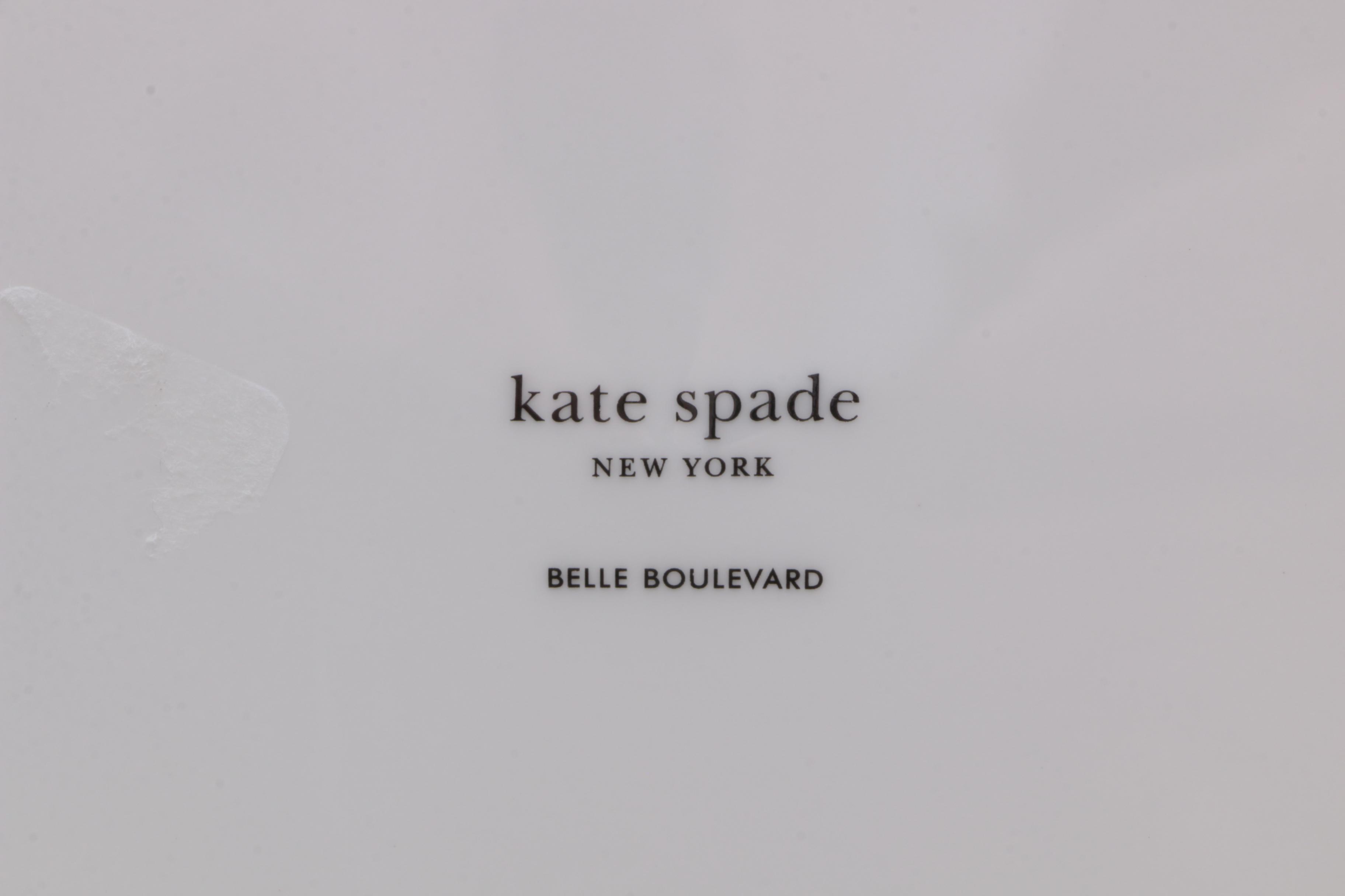 Kate Spade for Lenox "Belle Boulevard" Porcelain Dinnerware, Contemporary