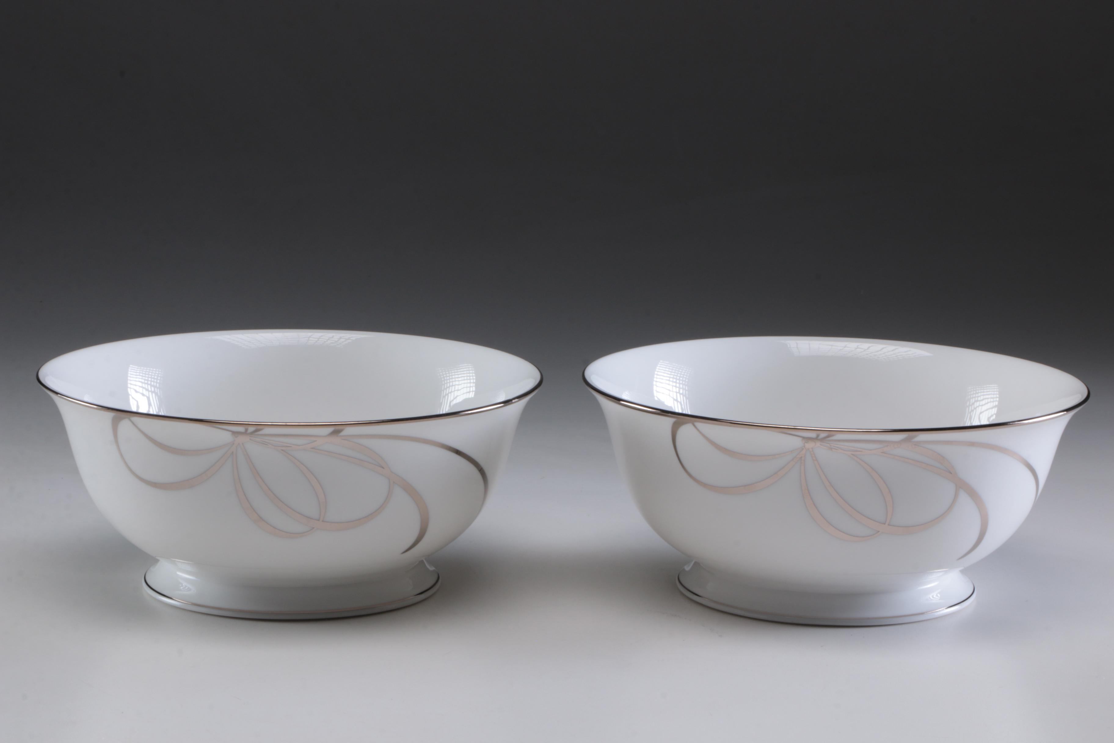 Kate Spade for Lenox "Belle Boulevard" Porcelain Dinnerware, Contemporary