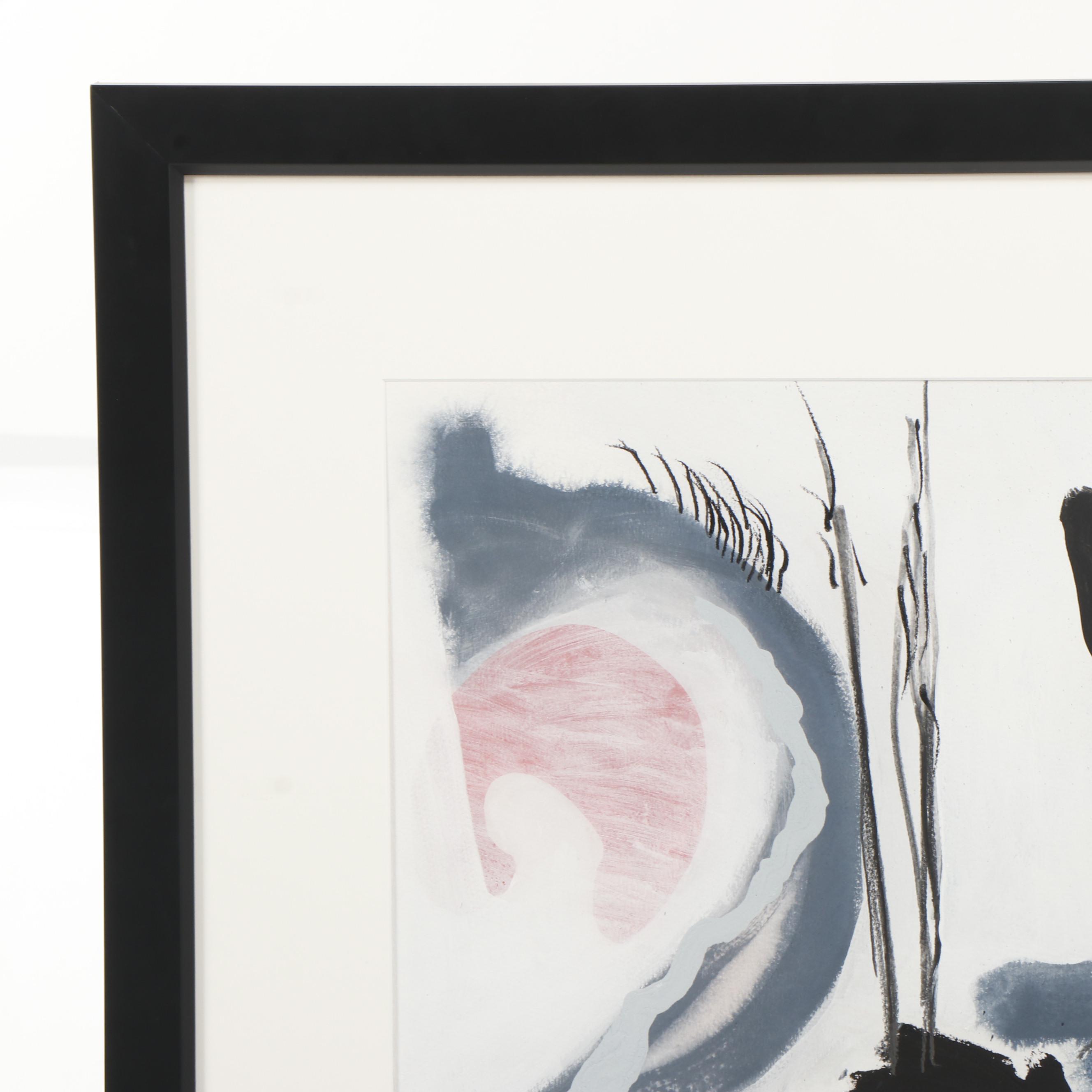 Robert Winslow Mixed Media Painting