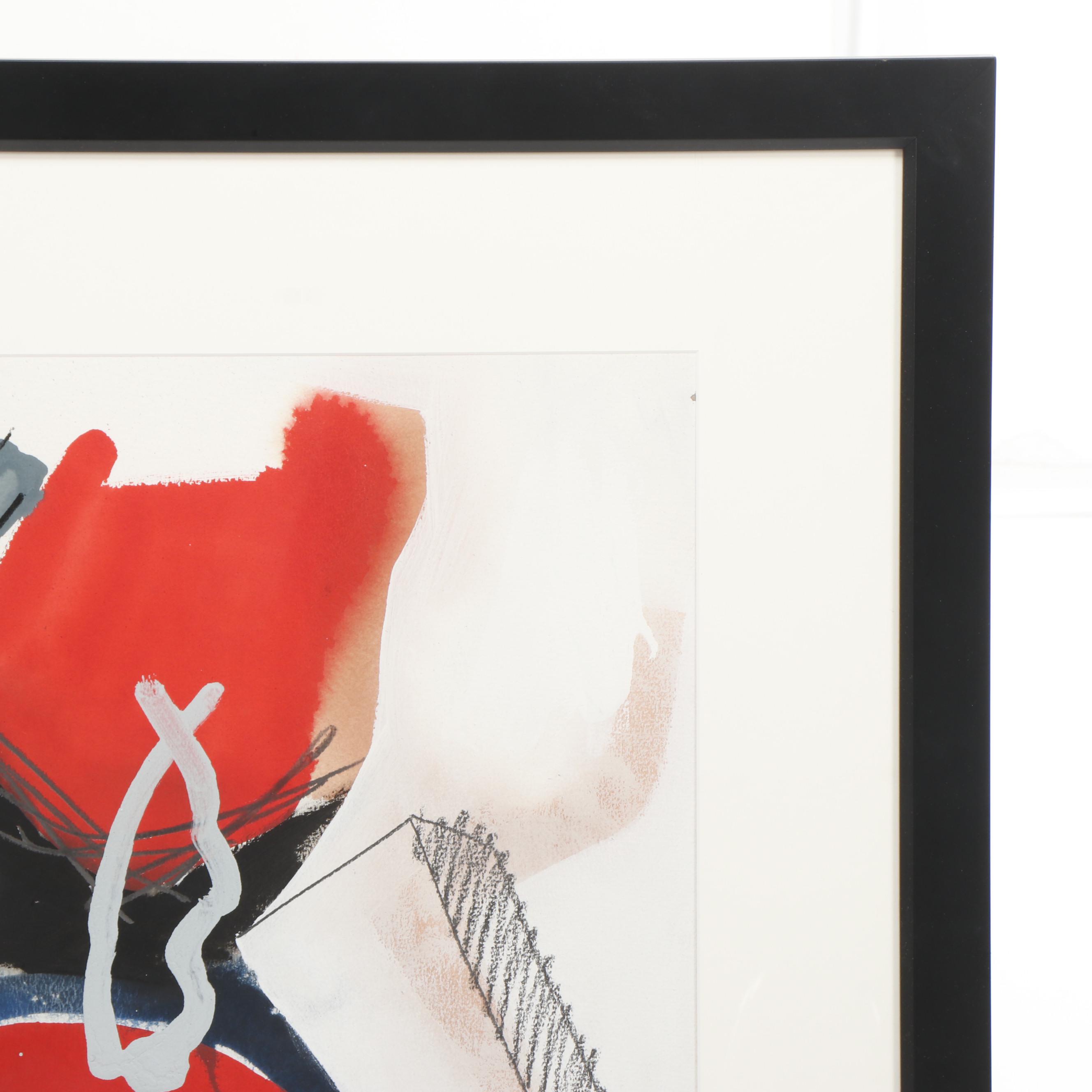 Robert Winslow Mixed Media Painting