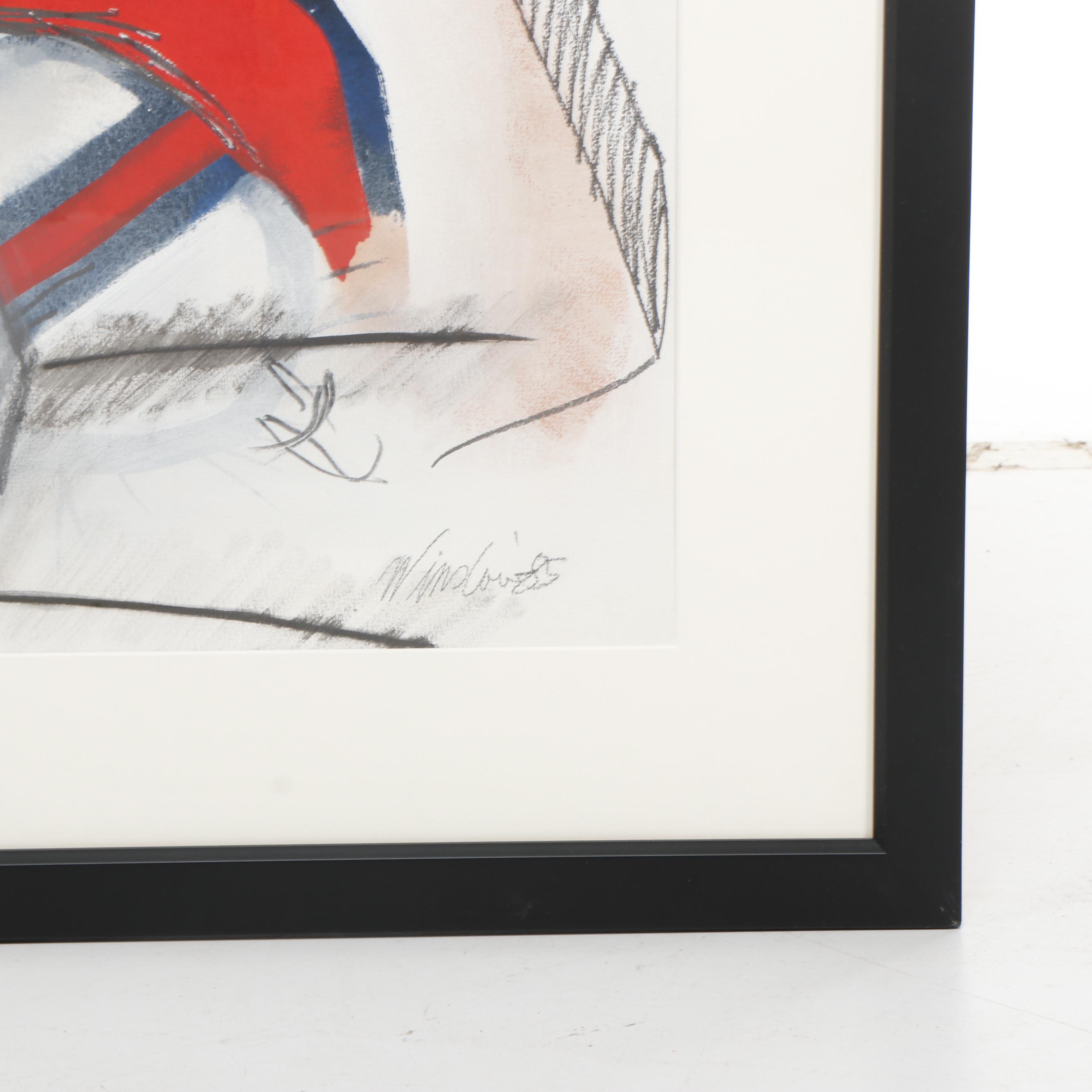 Robert Winslow Mixed Media Painting