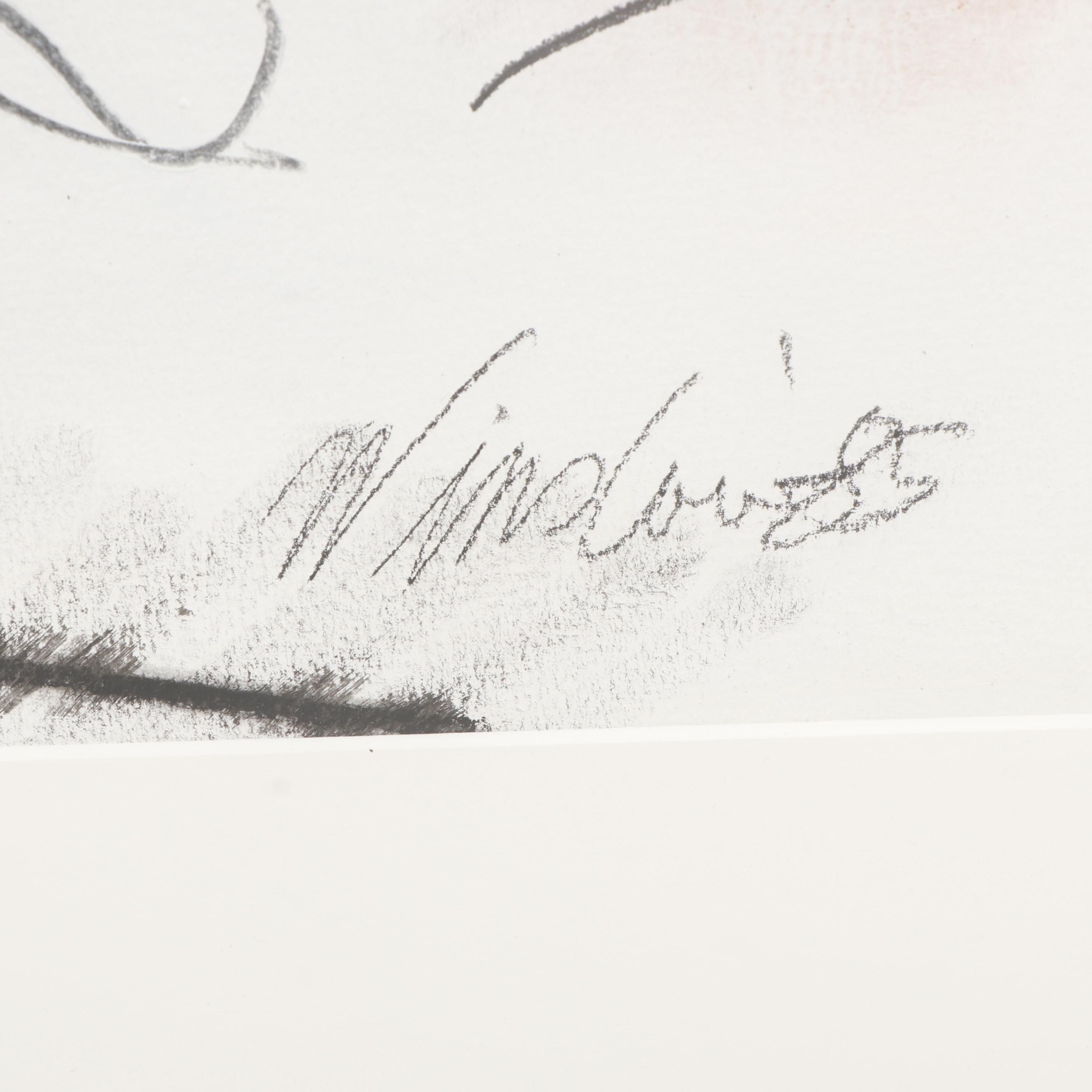 Robert Winslow Mixed Media Painting