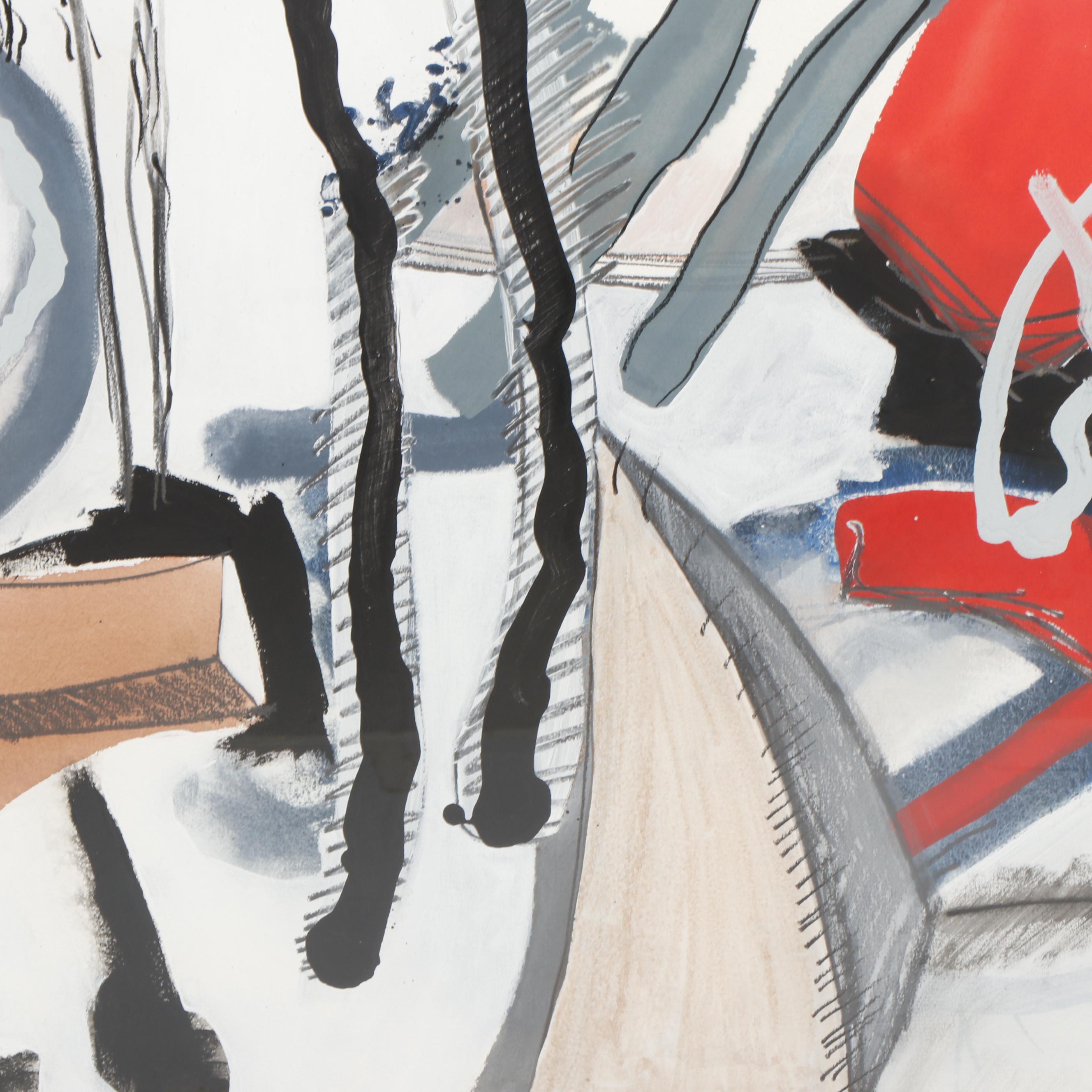 Robert Winslow Mixed Media Painting