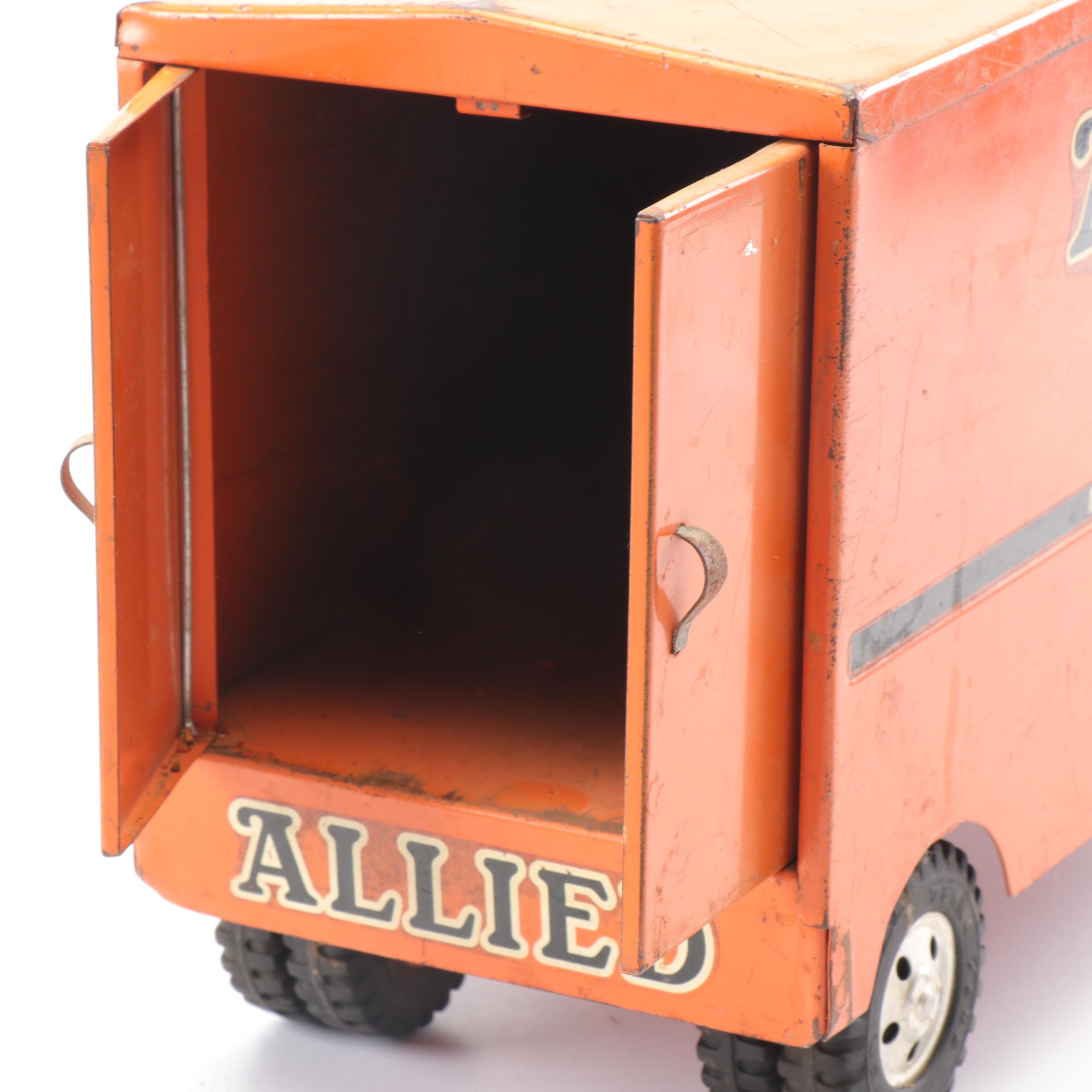 Tonka Allied Van Lines Moving Truck, Mid-Century