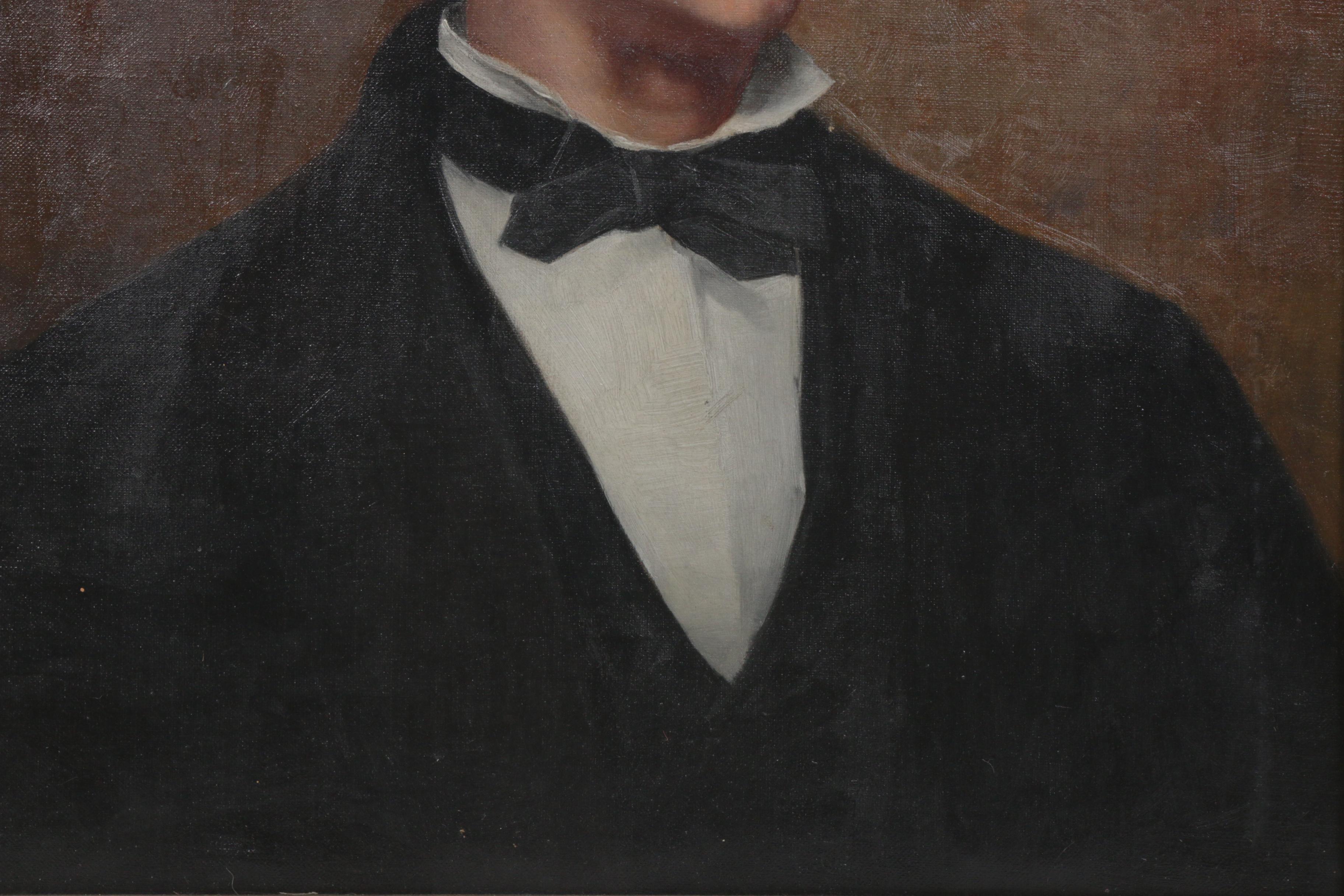 19th Century Portrait Oil Painting of Fryderyk Chopin