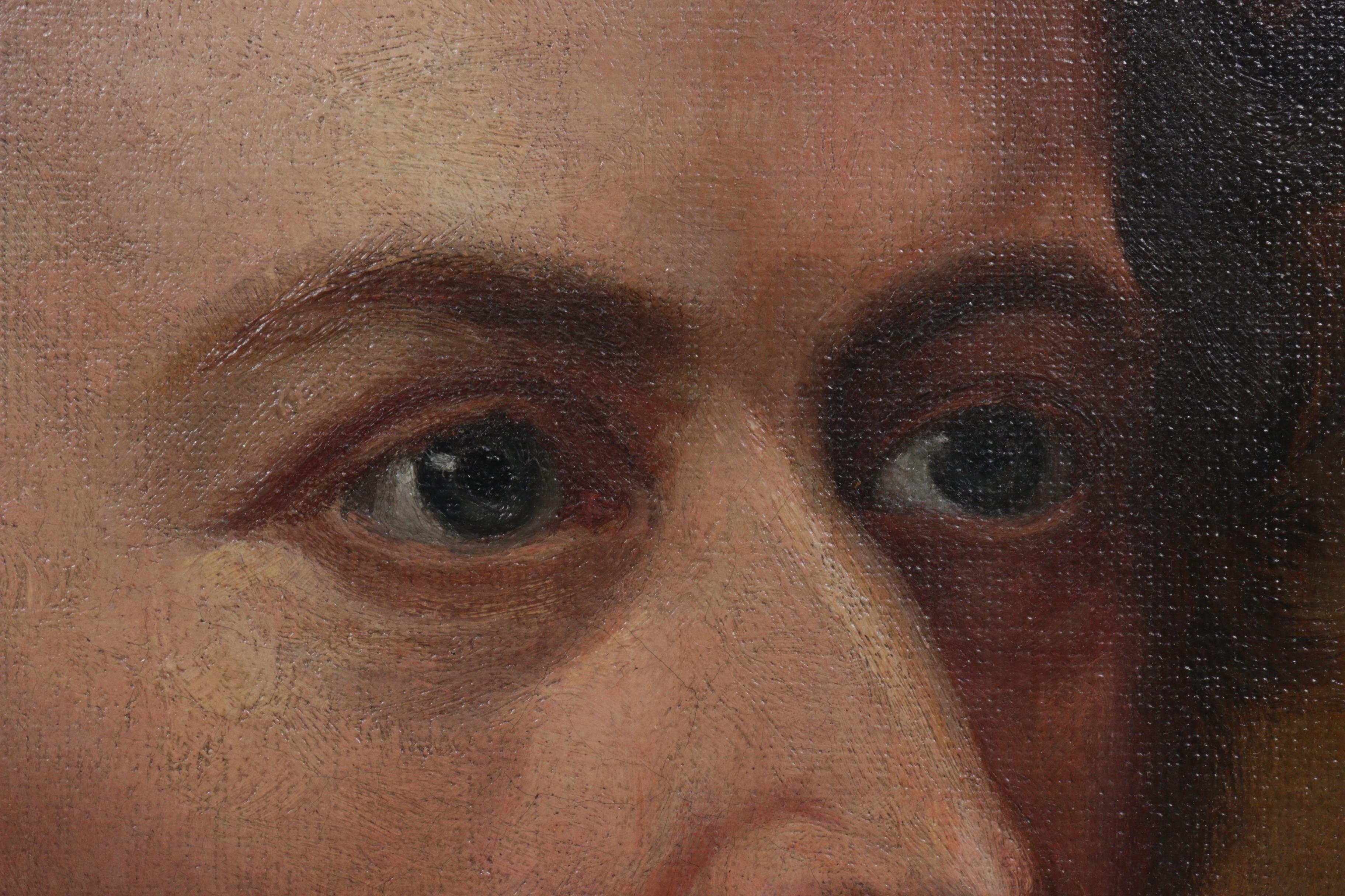 19th Century Portrait Oil Painting of Fryderyk Chopin