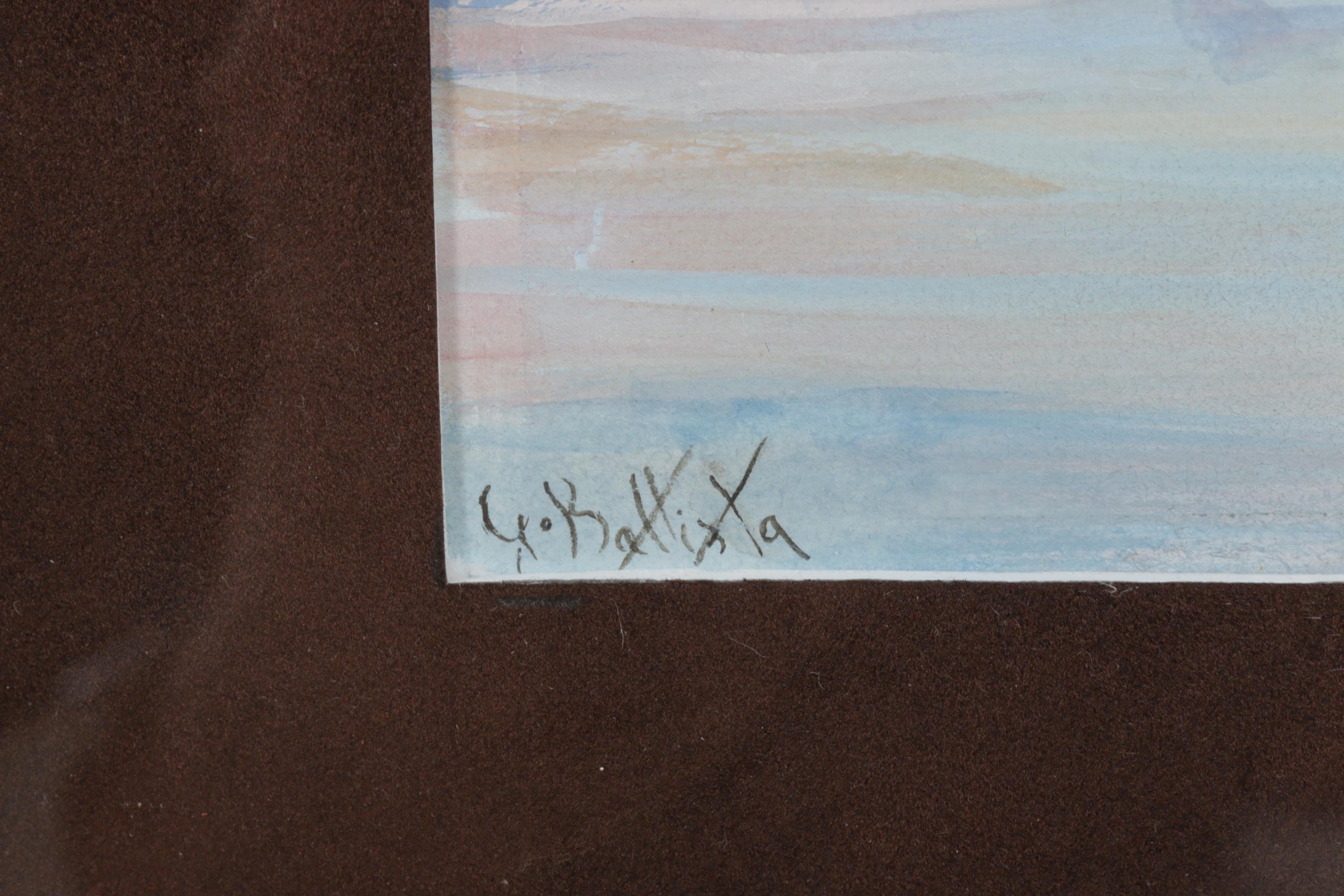 Giovanni Battista Watercolor Painting