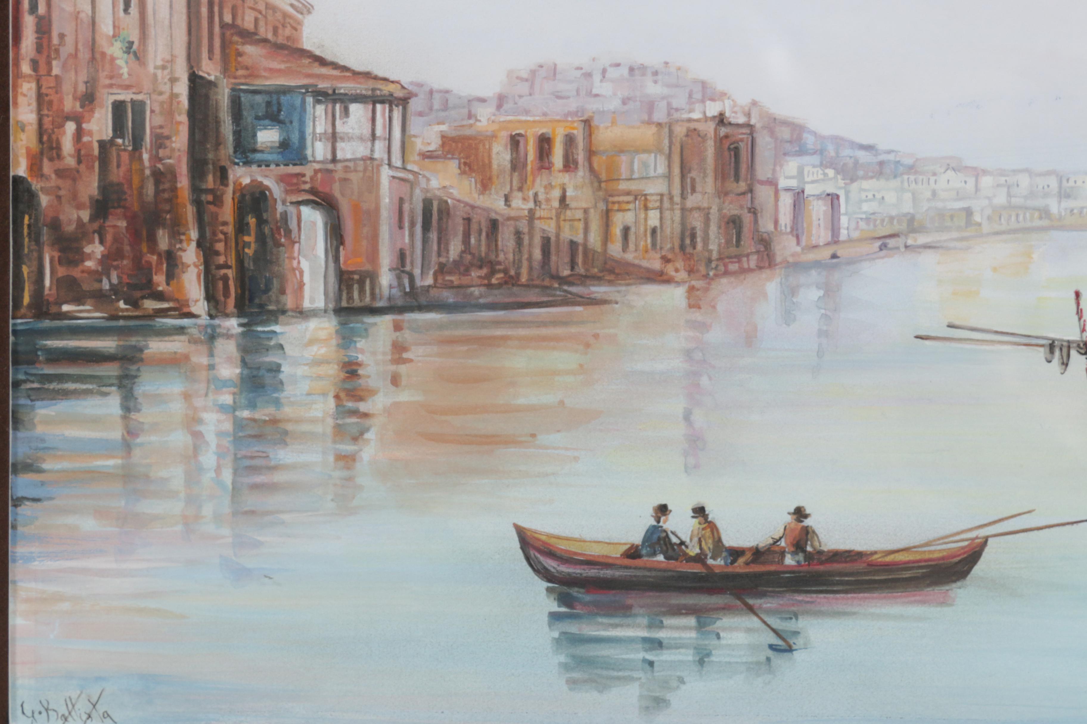 Giovanni Battista Watercolor Painting